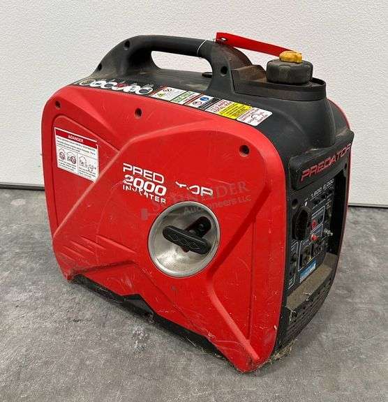 Predator 2000 inverter generator - Schneider Auctioneers LLC