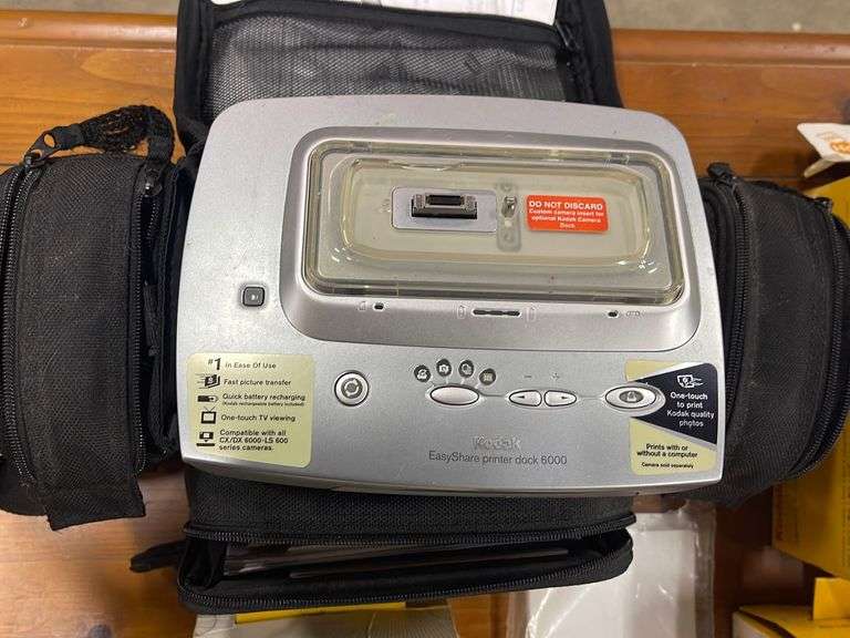 Kodak EasyShare Printer Dock 6000 & Power Cords/Carry Case + Color