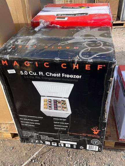 Magic Chef 5.0 Cu.Ft. Chest Freezer HMCF5W4 - Sierra Auction Management Inc