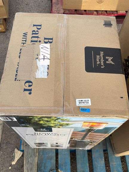 Members Mark Bronze Patio Heater w LED Table - Sierra Auction