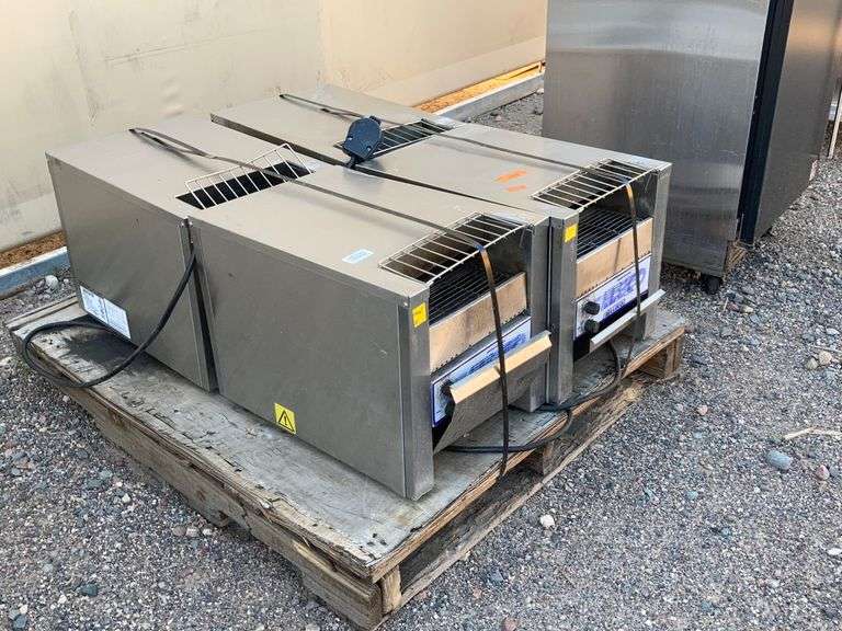(P) 4PC Belleco Conveyor Toaster Oven JT2B Sierra Auction Management Inc