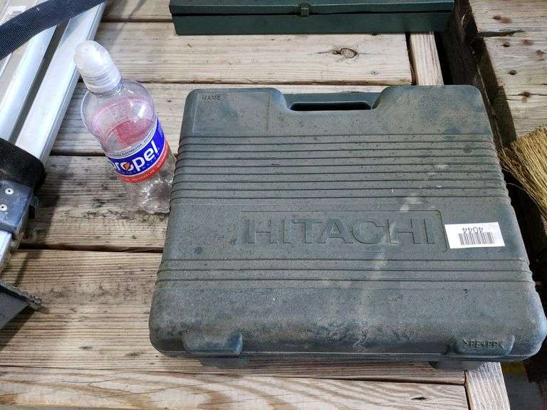 Hitachi Nail Gun Case With Nails And Goggles ( No Nailer Gun Included