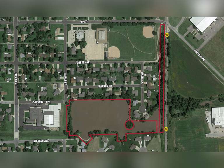 Neighborhood Lake near Maple St. & Marshall Ave., South Hutchinson, KS