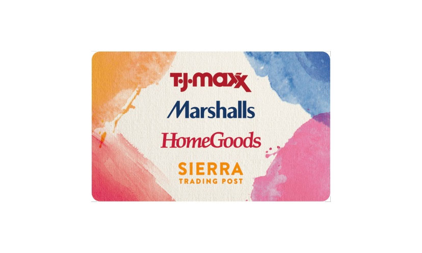 Can You Use A Homegoods Gift Card At Tj Maxx TJ Maxx / Marshalls / Home Goods Gift Card 20