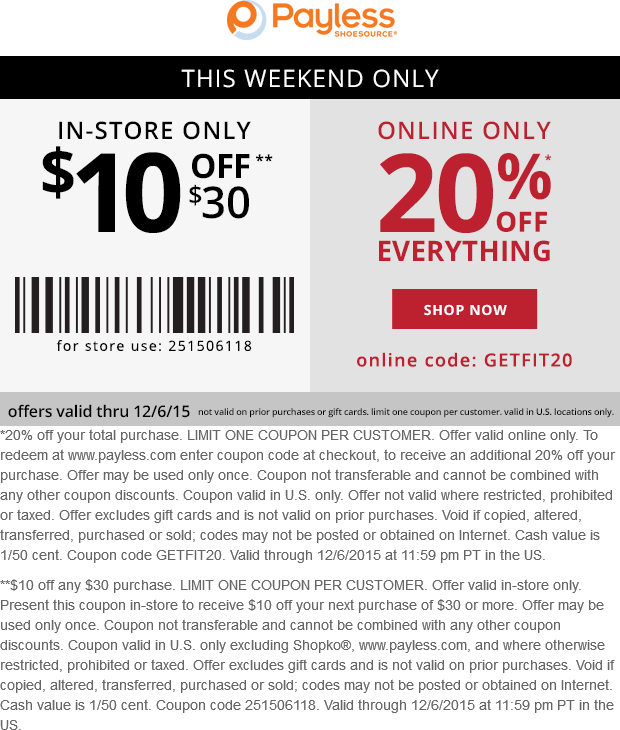 Payless Shoesource April 2021 Coupons and Promo Codes 🛒