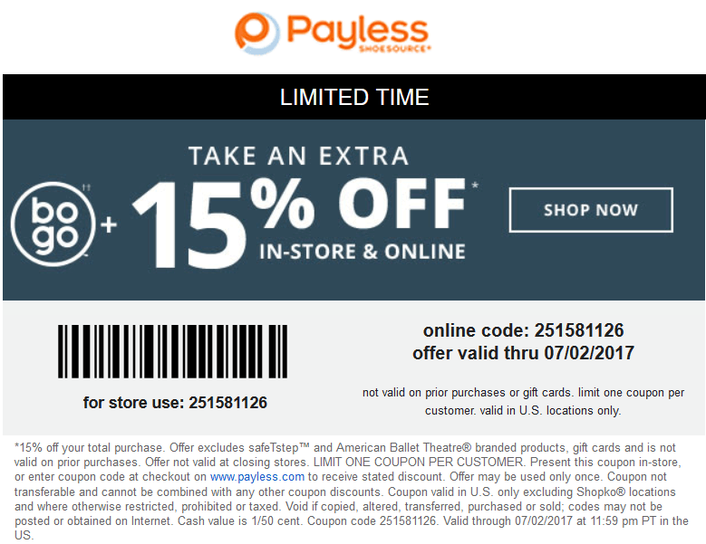 Payless Shoesource June 2020 Coupons and Promo Codes 🛒