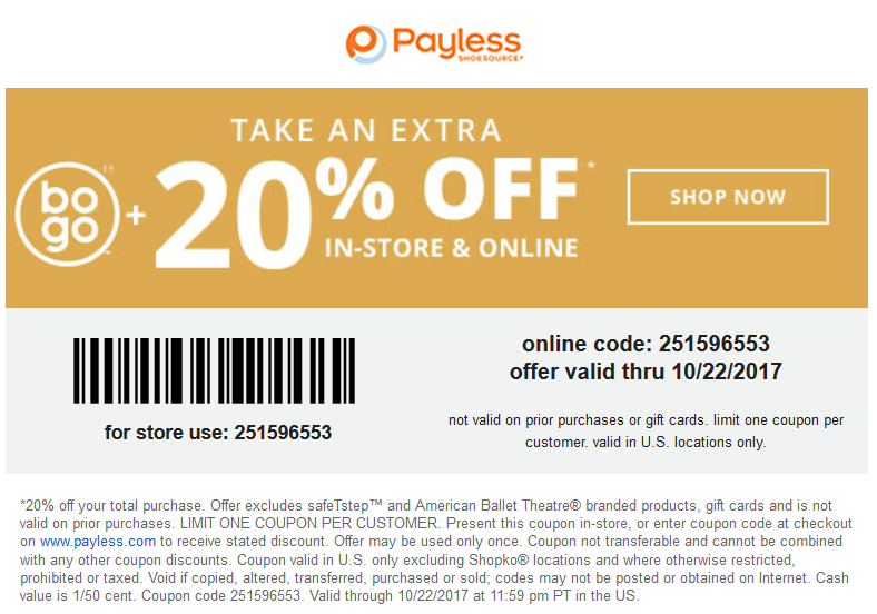 Payless Shoesource June 2020 Coupons and Promo Codes 🛒