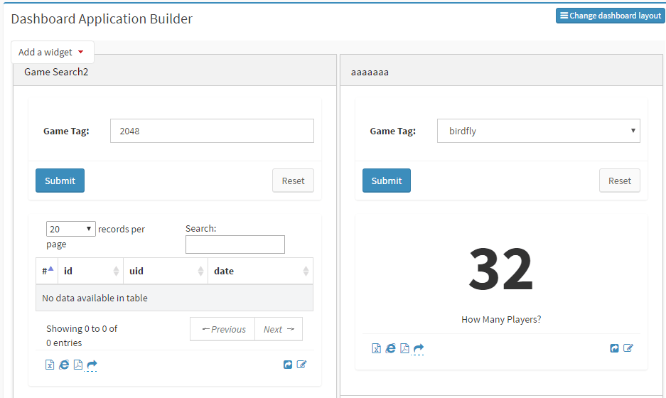 MySQL Application Builder