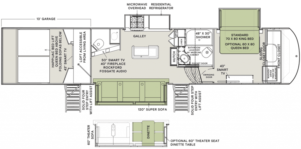 2022 Vanleigh RV Ambition 399TH for sale in Elkhart, IN Lazydays