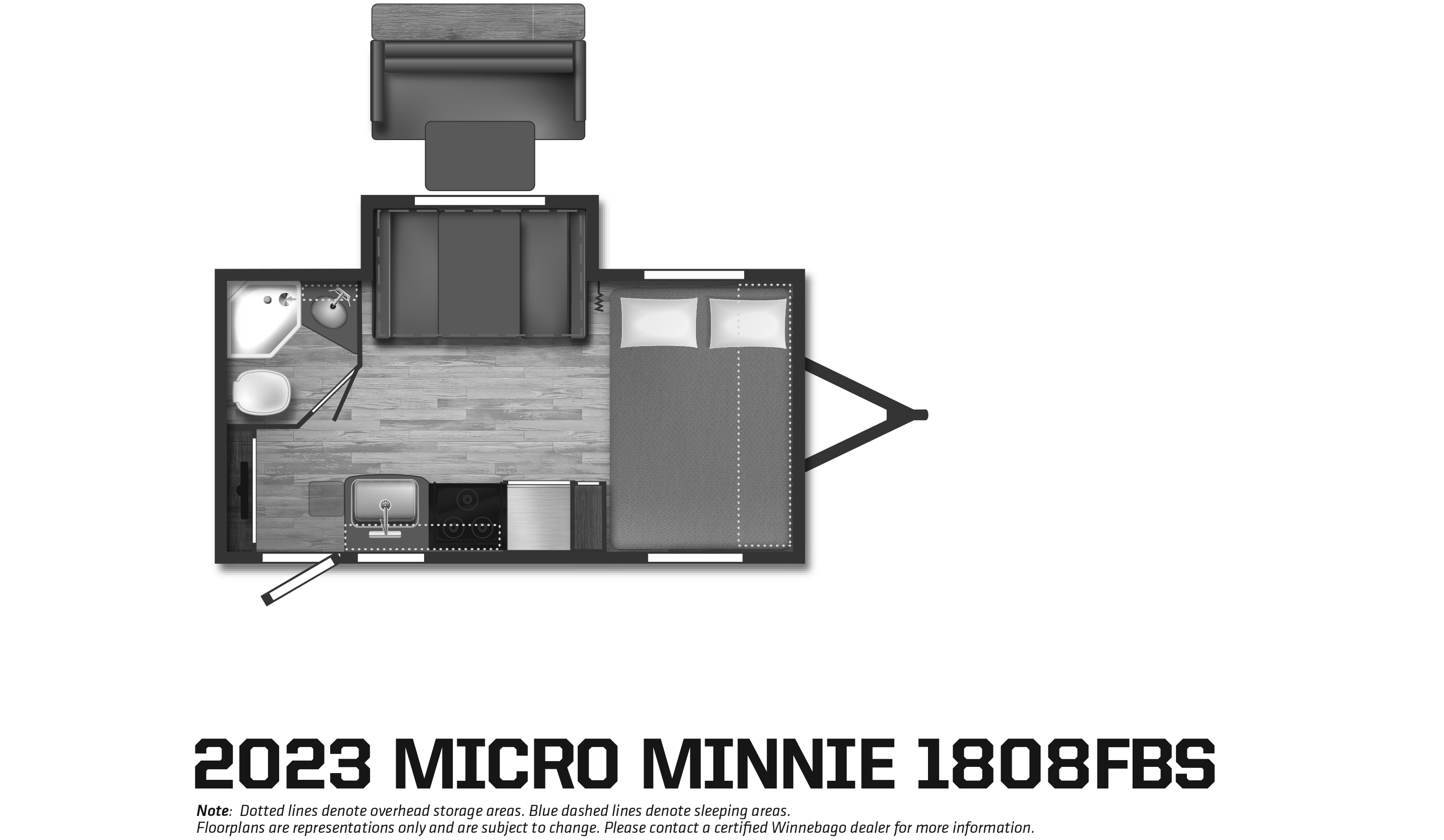 2023 Winnebago Micro Minnie 1808FBS for sale in Ramsey, MN Lazydays