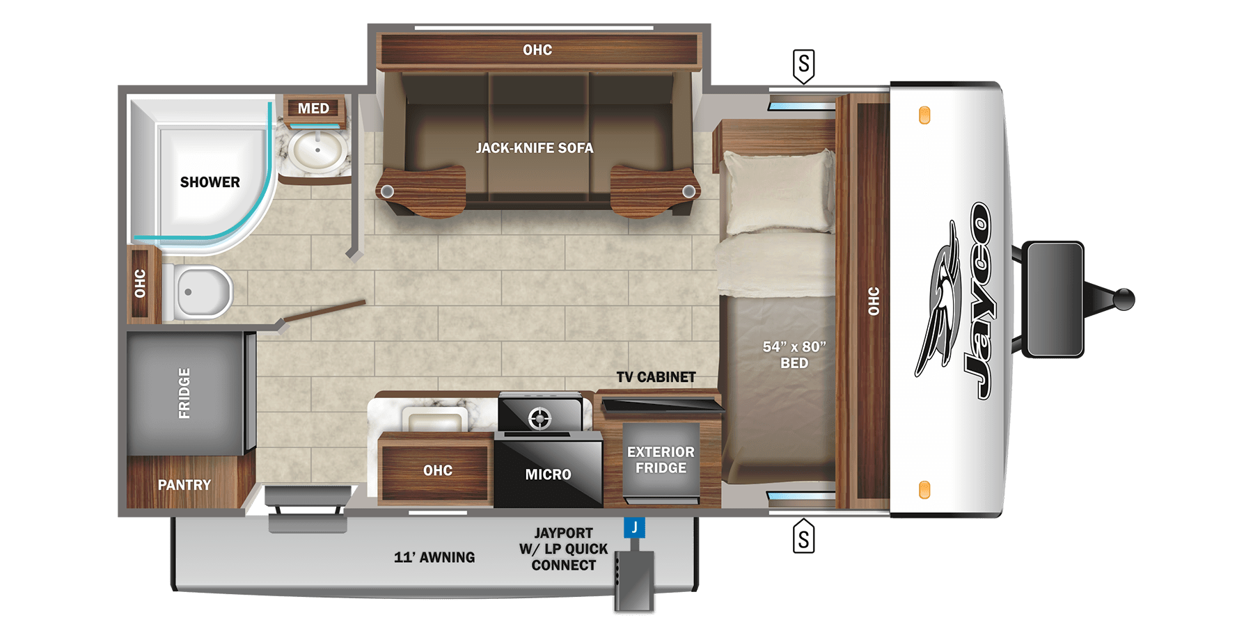 2022 Jayco Jay Feather Micro 166FBS for sale in Chicagoland, IN Lazydays