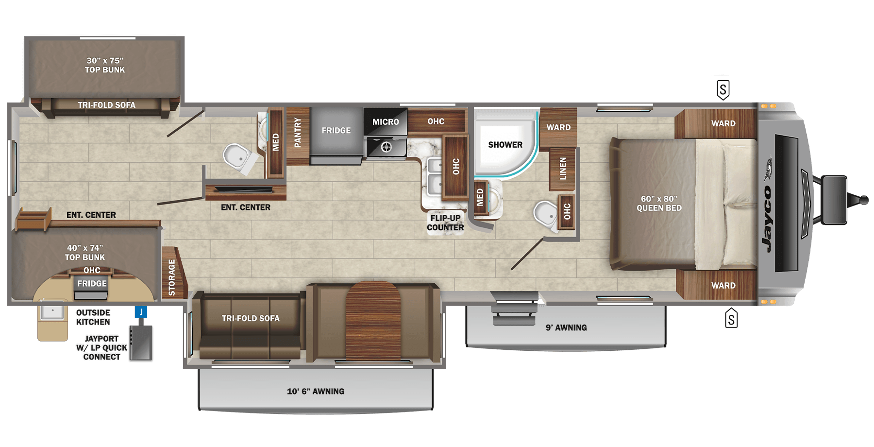 2021 Jayco White Hawk 32BH for sale in Council Bluffs, IA Lazydays