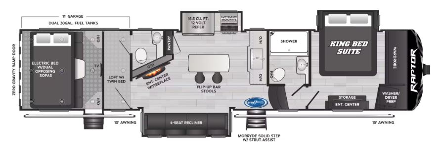 2022 Keystone RV Raptor 352 for sale in Loveland, CO Lazydays