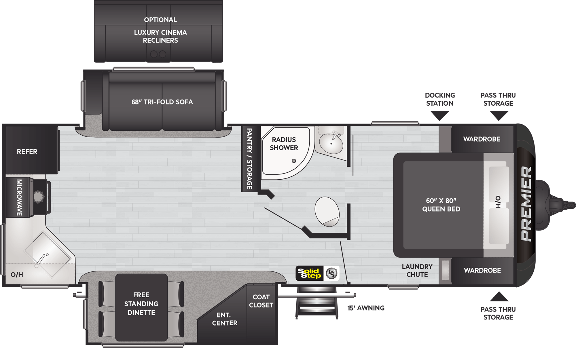 2022 Keystone RV Premier Ultra Lite 24RKPR for sale in Knoxville, TN