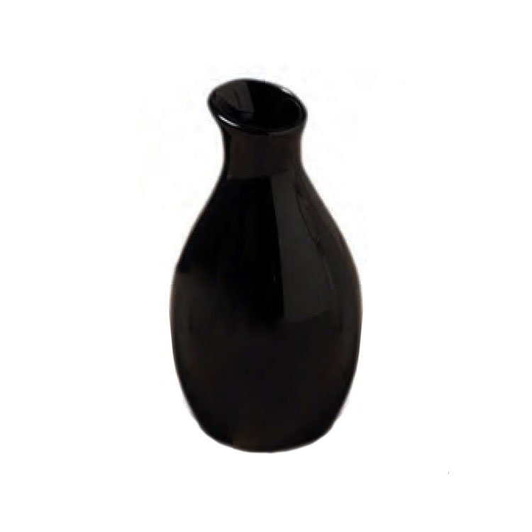 American Metalcraft BVJGB5 Bud Vase Jug, Black/Ceramic