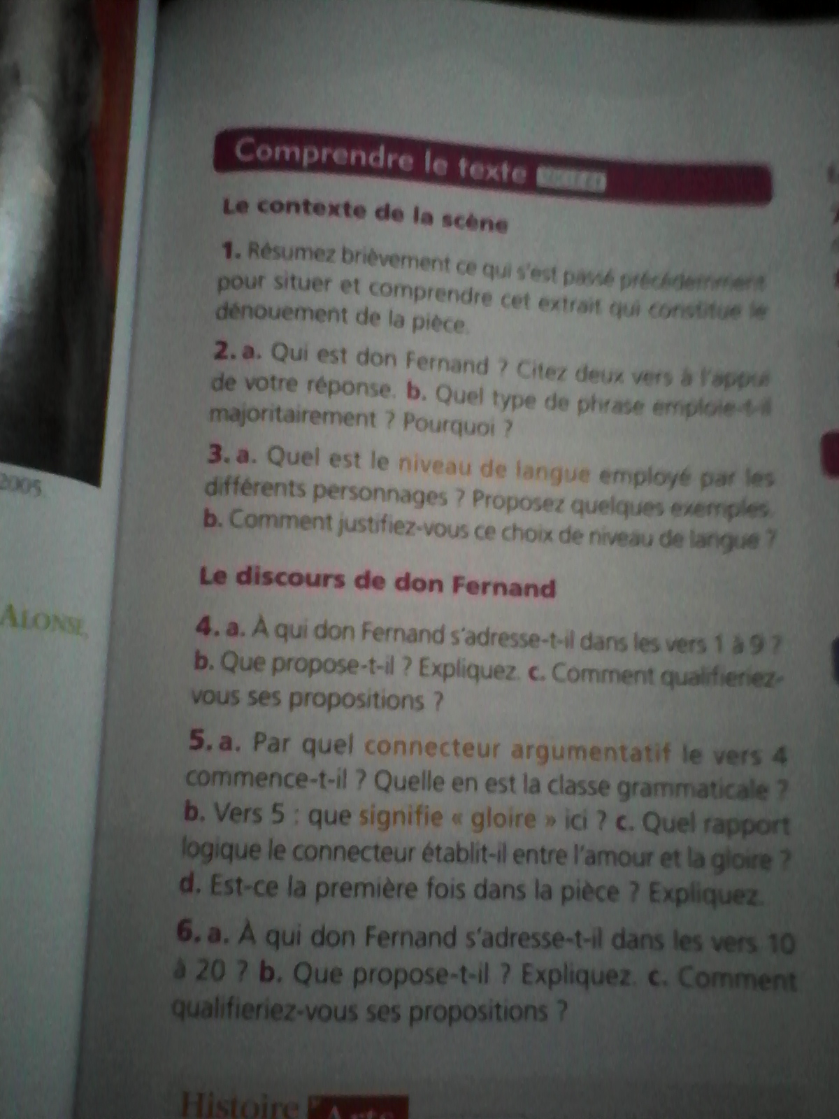 Aide aux devoir Le Cid Acte 1 Scene 5