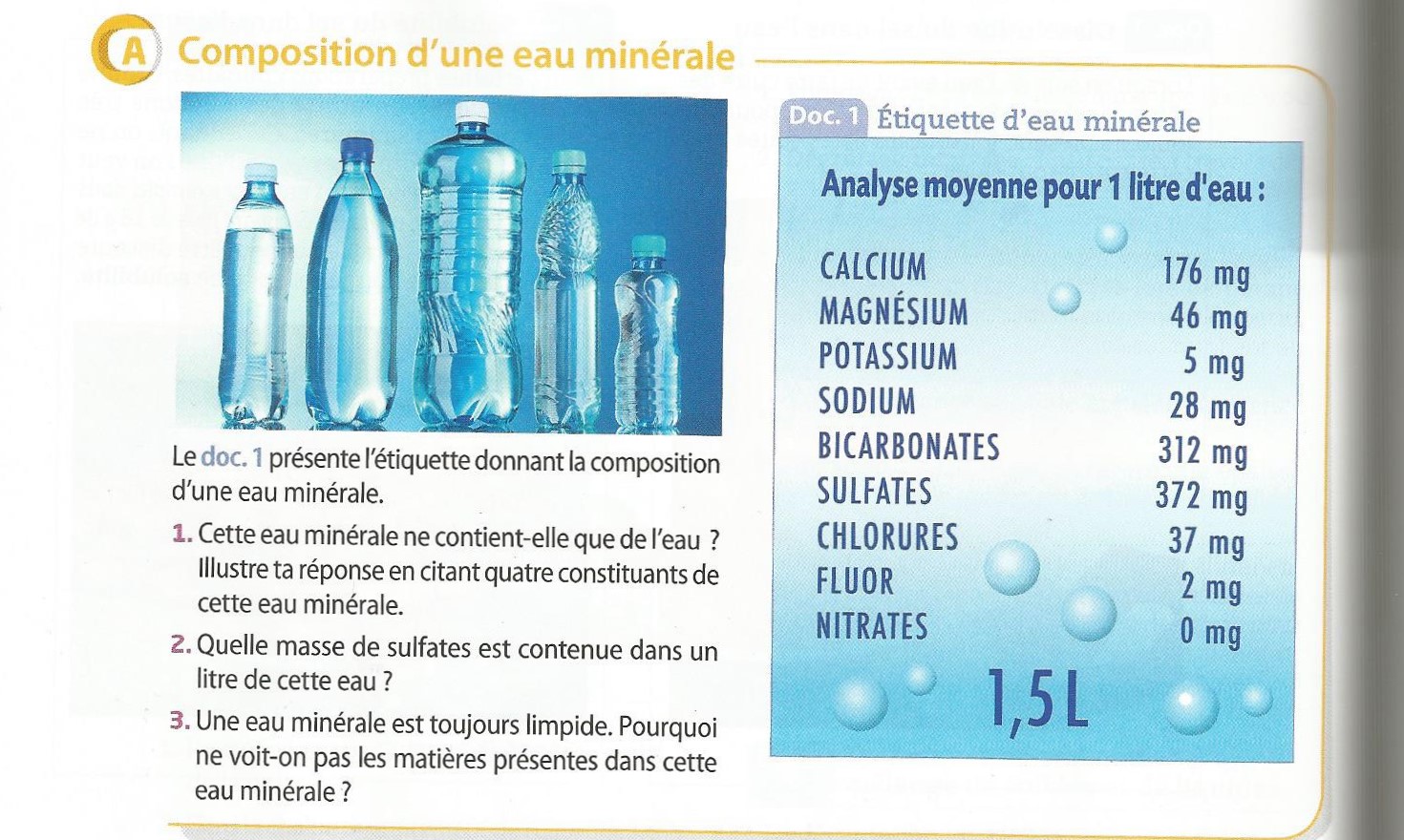 Découvrir 120+ imagen eau minérale formule chimique fr.thptnganamst