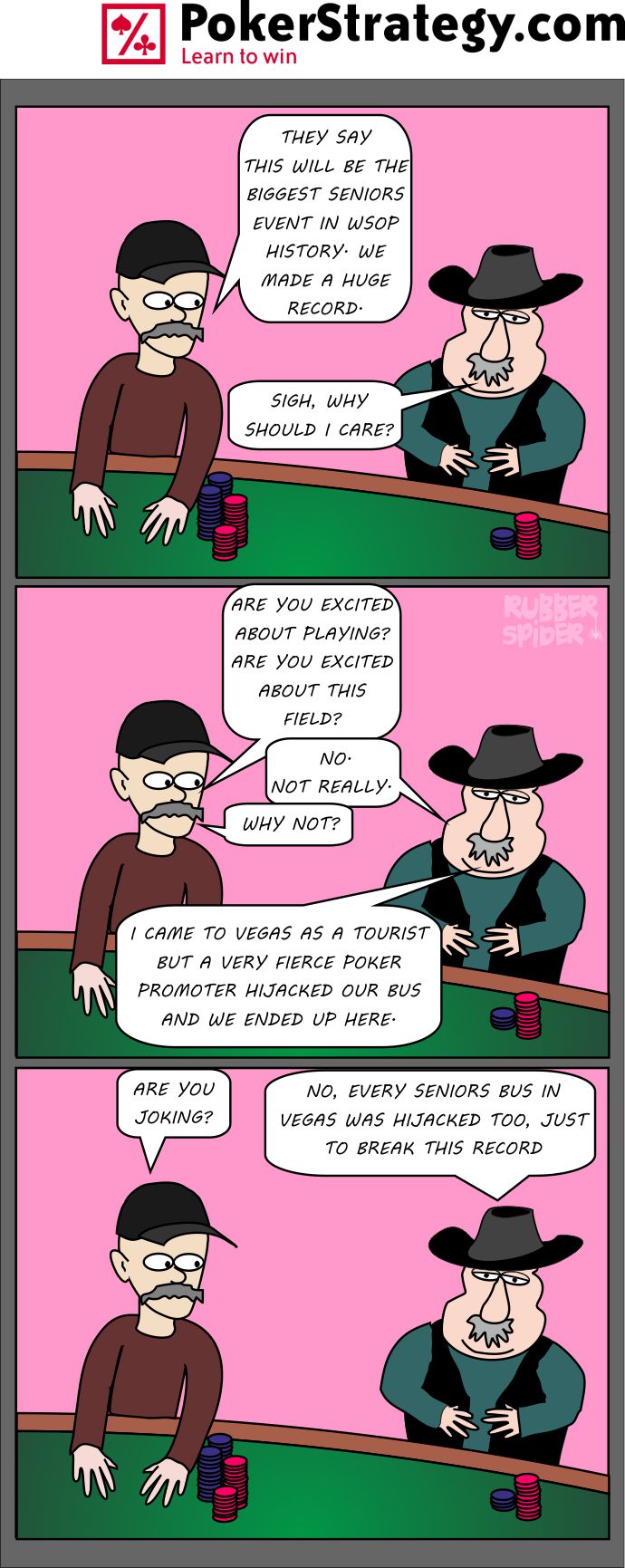 Funny Poker Cartoons WSOP