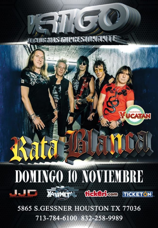 Rata Blanca En Concierto En Houston,TX Tickeri concert tickets