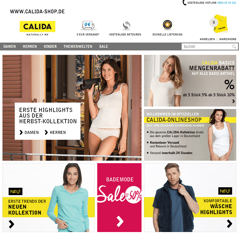 CALIDA 10€ Cashback Gutschein 2023 garantiert gültig