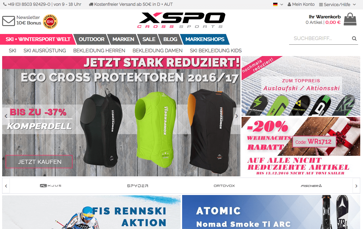 XSPO 10€ Cashback Gutschein 2023 garantiert gültig