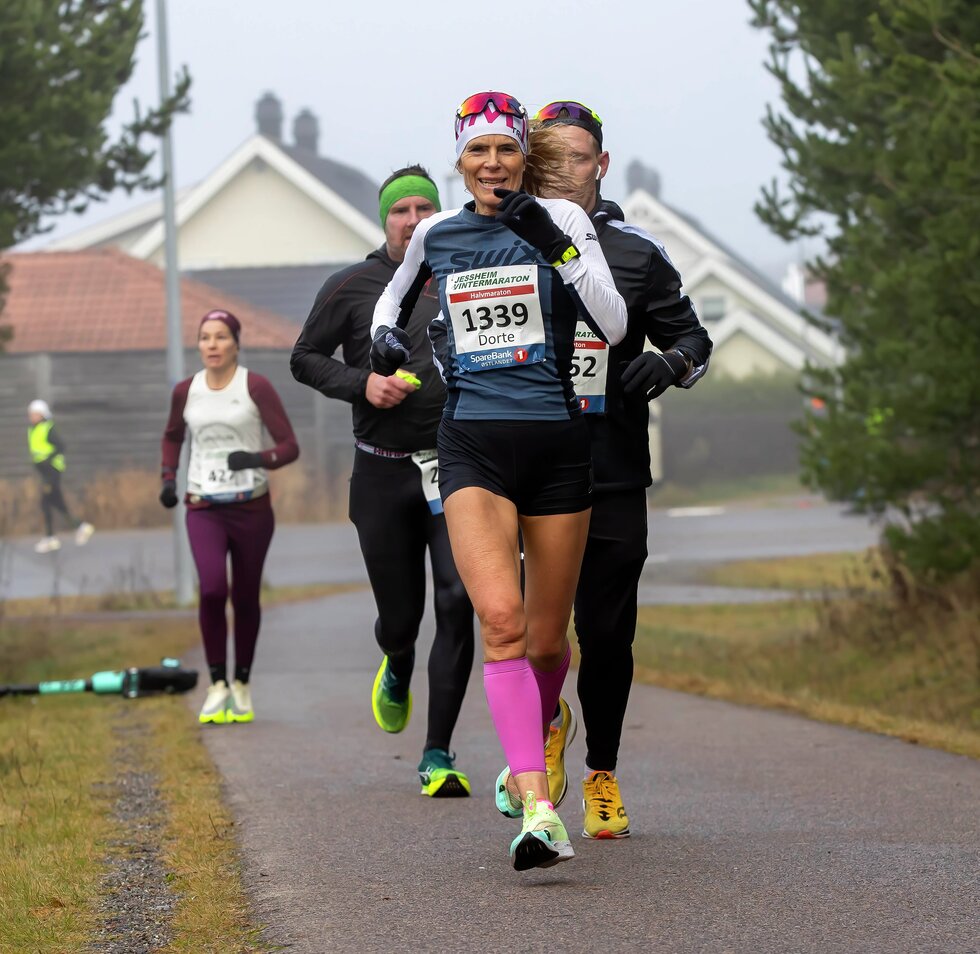 To bergensere raskest på maraton i Jessheim Vintermaraton KONDIS