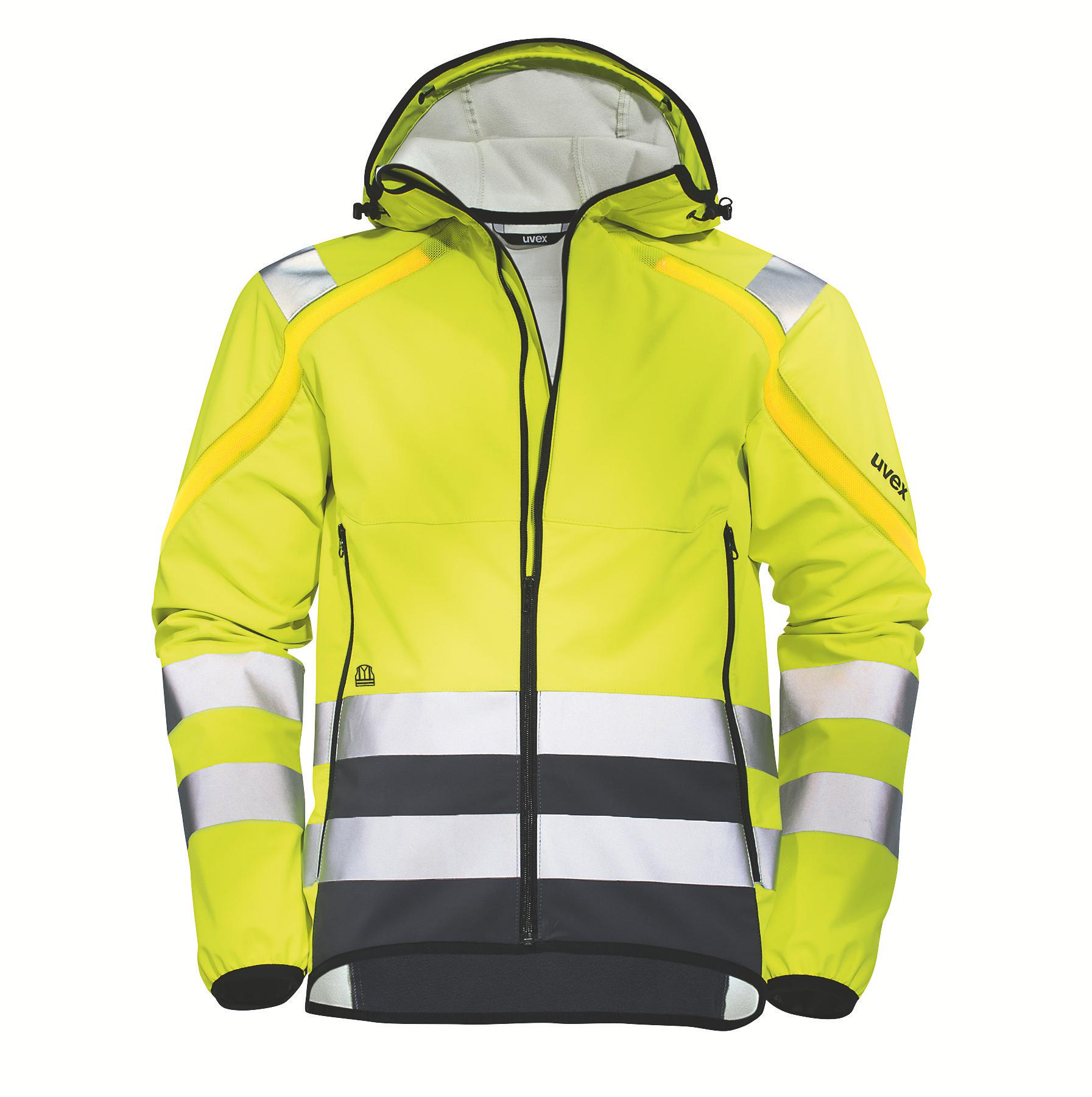 uvex online shop B2B uvex protection active flash Softshelljacke warngelb