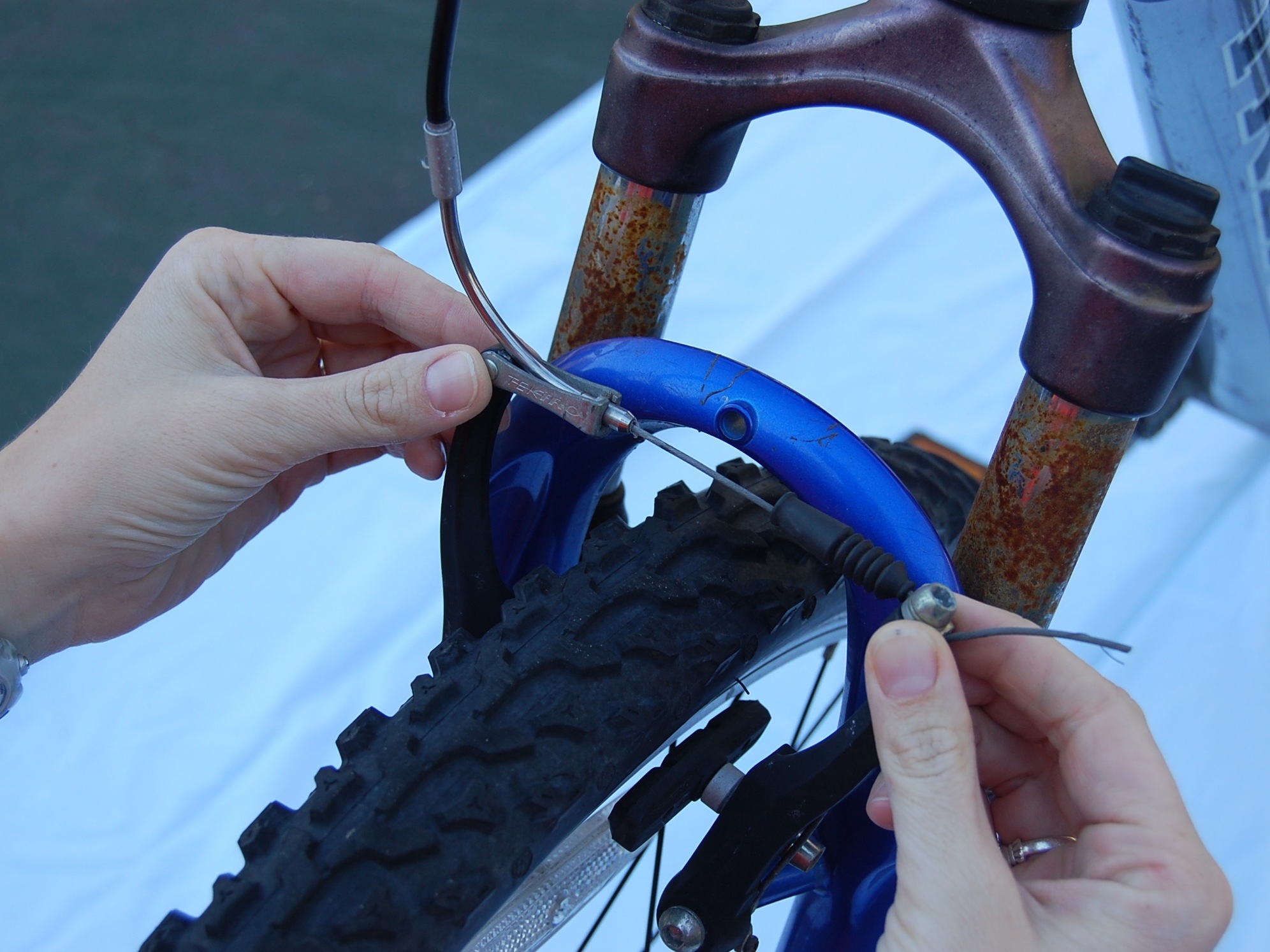 Trek 4300 Bicycle Front Wheel Replacement iFixit Repair Guide