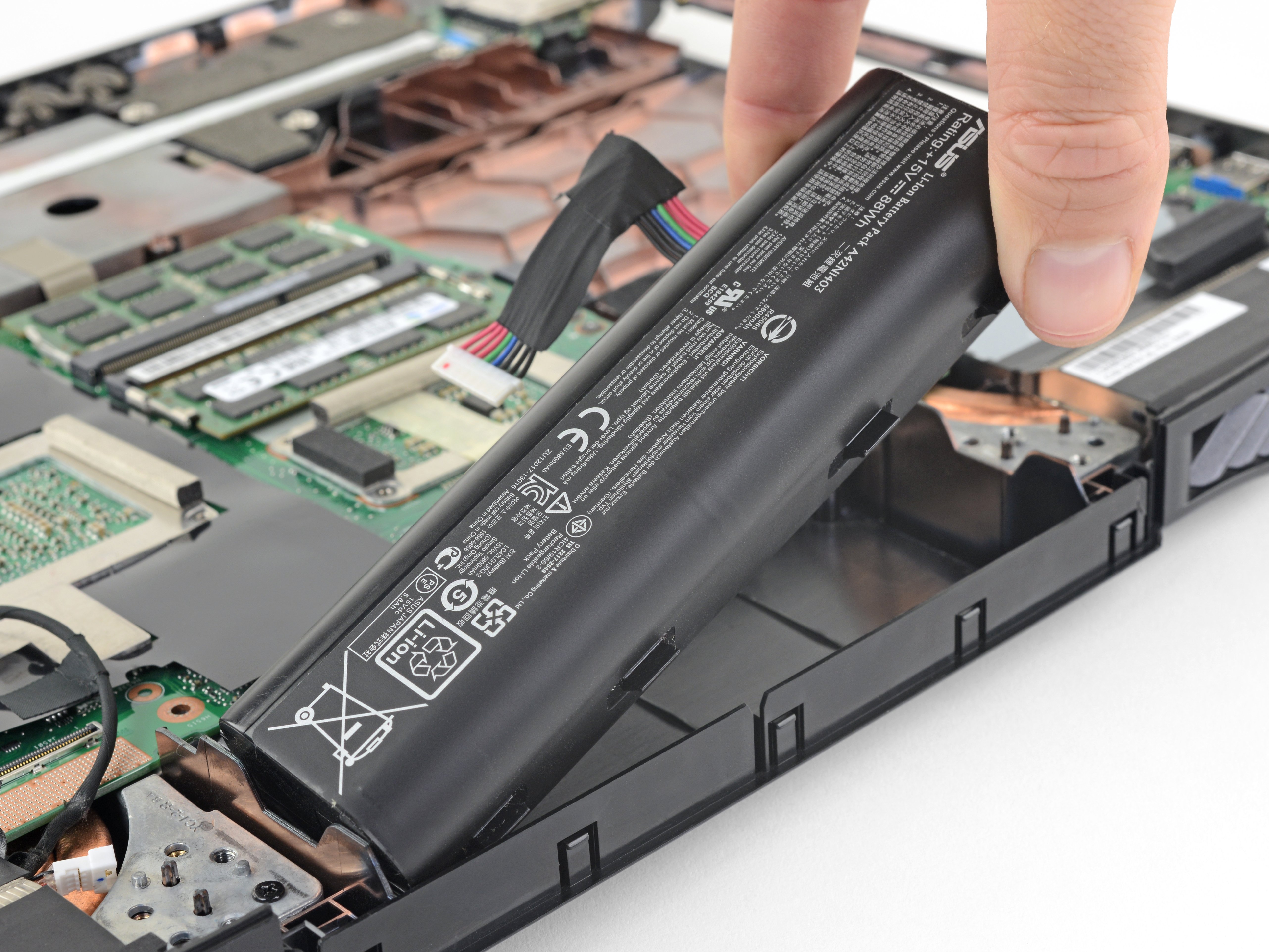 Asus ROG G751JLBB17T29 Battery Replacement iFixit Repair Guide