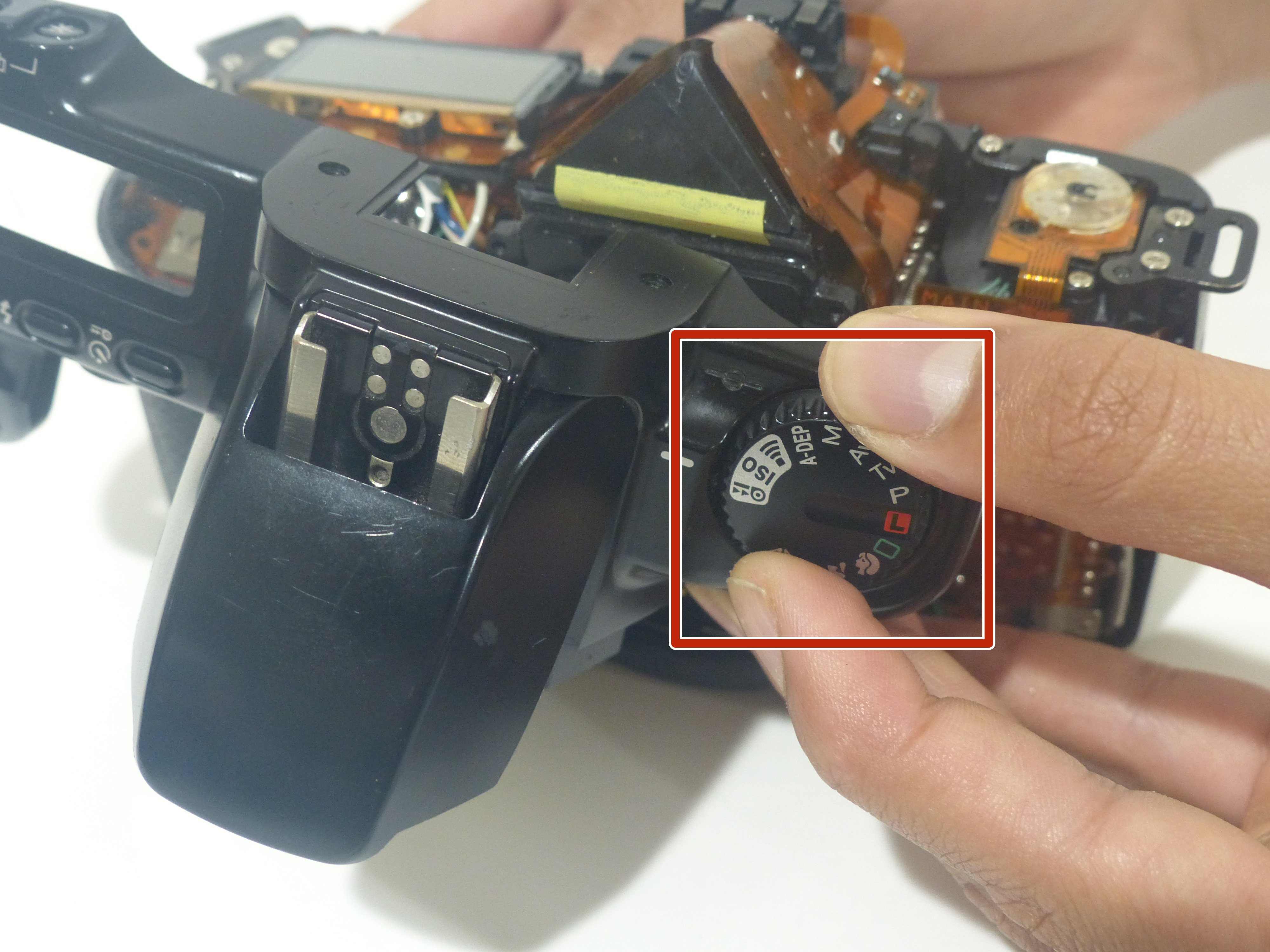Canon EOS Rebel XS 35mm Camera Mode Dial Replacement - iFixit Repair Guide