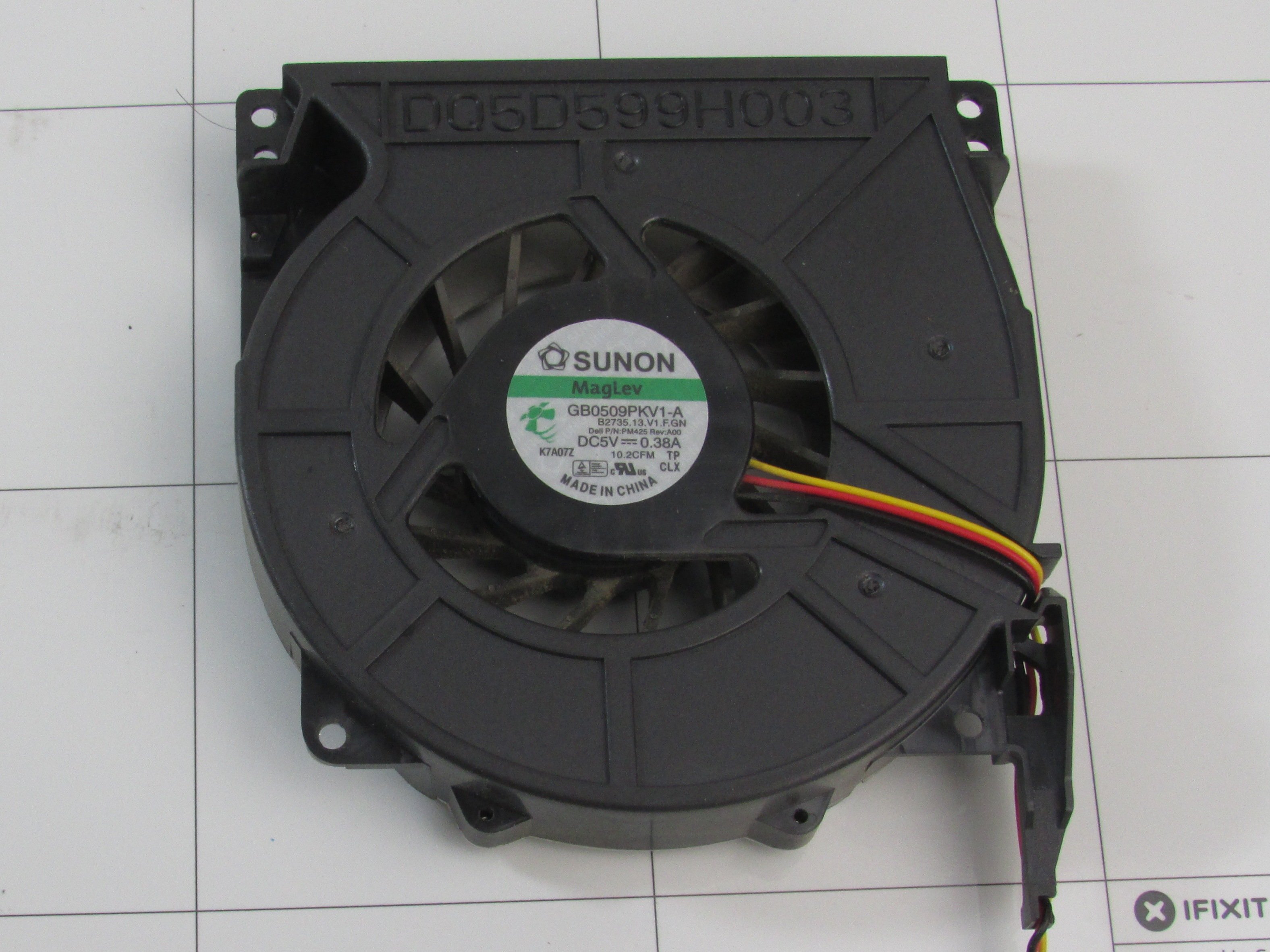 Dell Inspiron 1721 CPU Fan Replacement iFixit Repair Guide