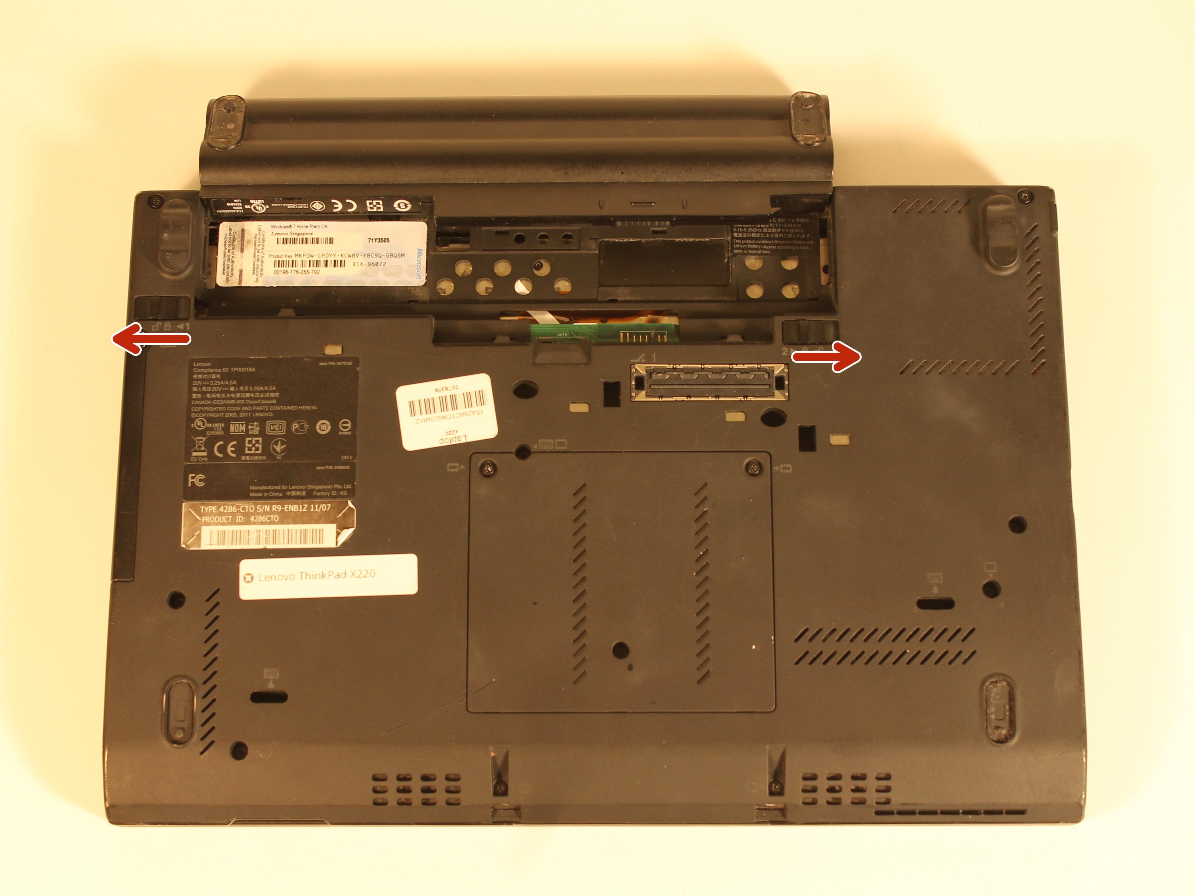 Lenovo Thinkpad X220 Trackpad Replacement iFixit Repair Guide