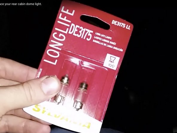 2008-2012 Honda Accord Rear Cabin Dome Light Replacement (2008, 2009