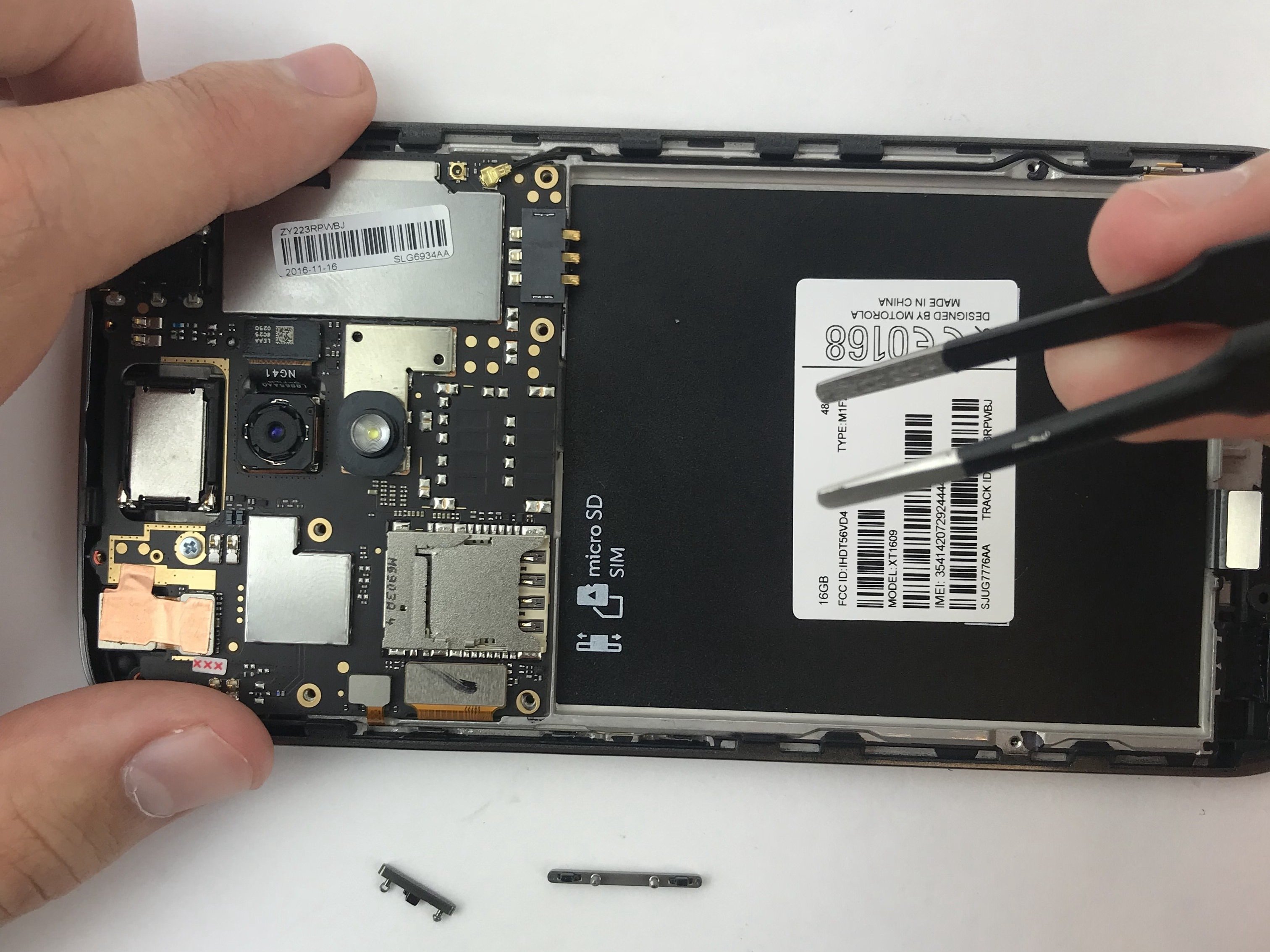 Motorola Moto G4 Play Side Buttons Replacement iFixit Repair Guide