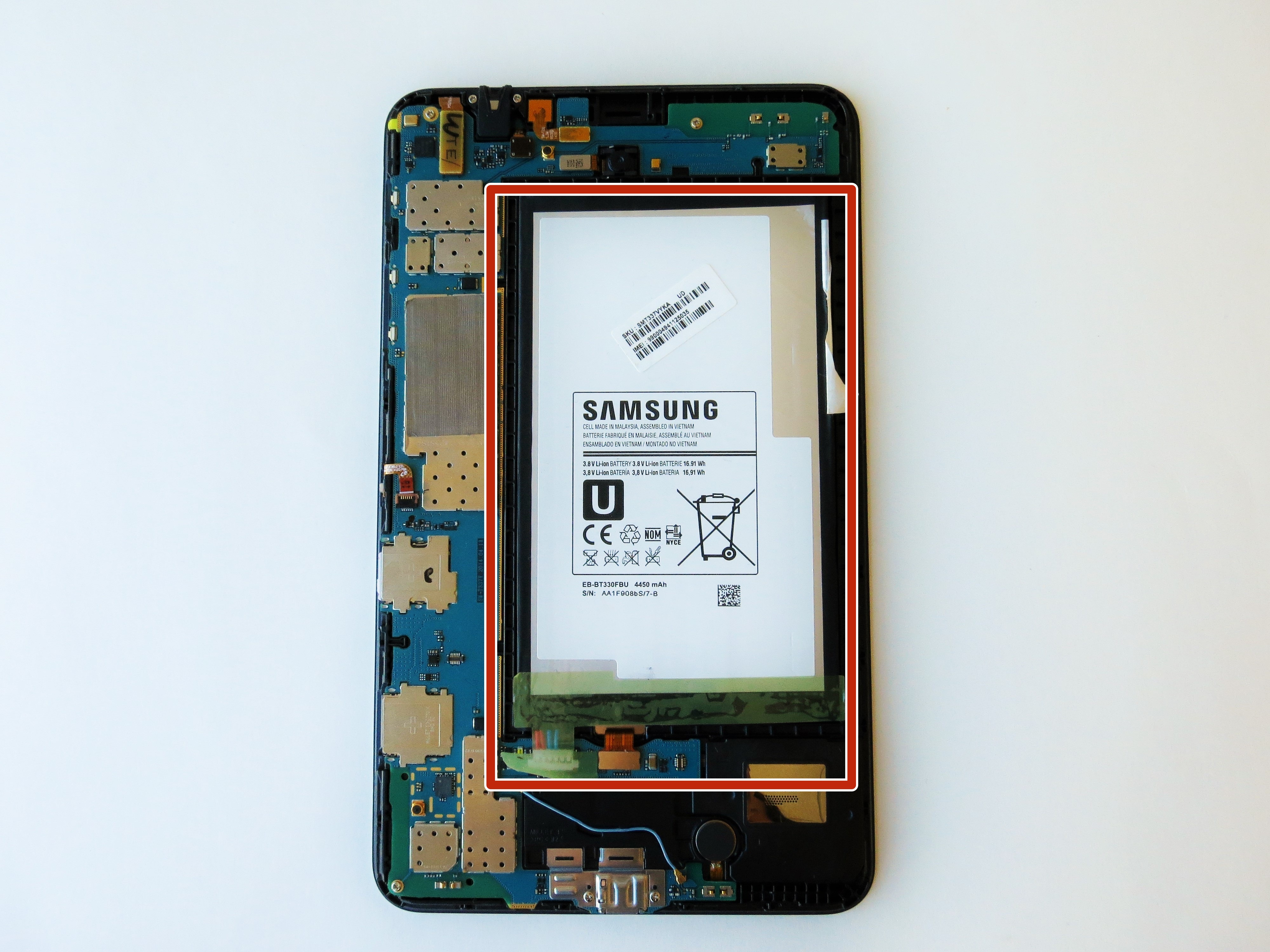 Samsung Galaxy Tab 4 8.0 Verizon Battery Replacement iFixit Repair Guide