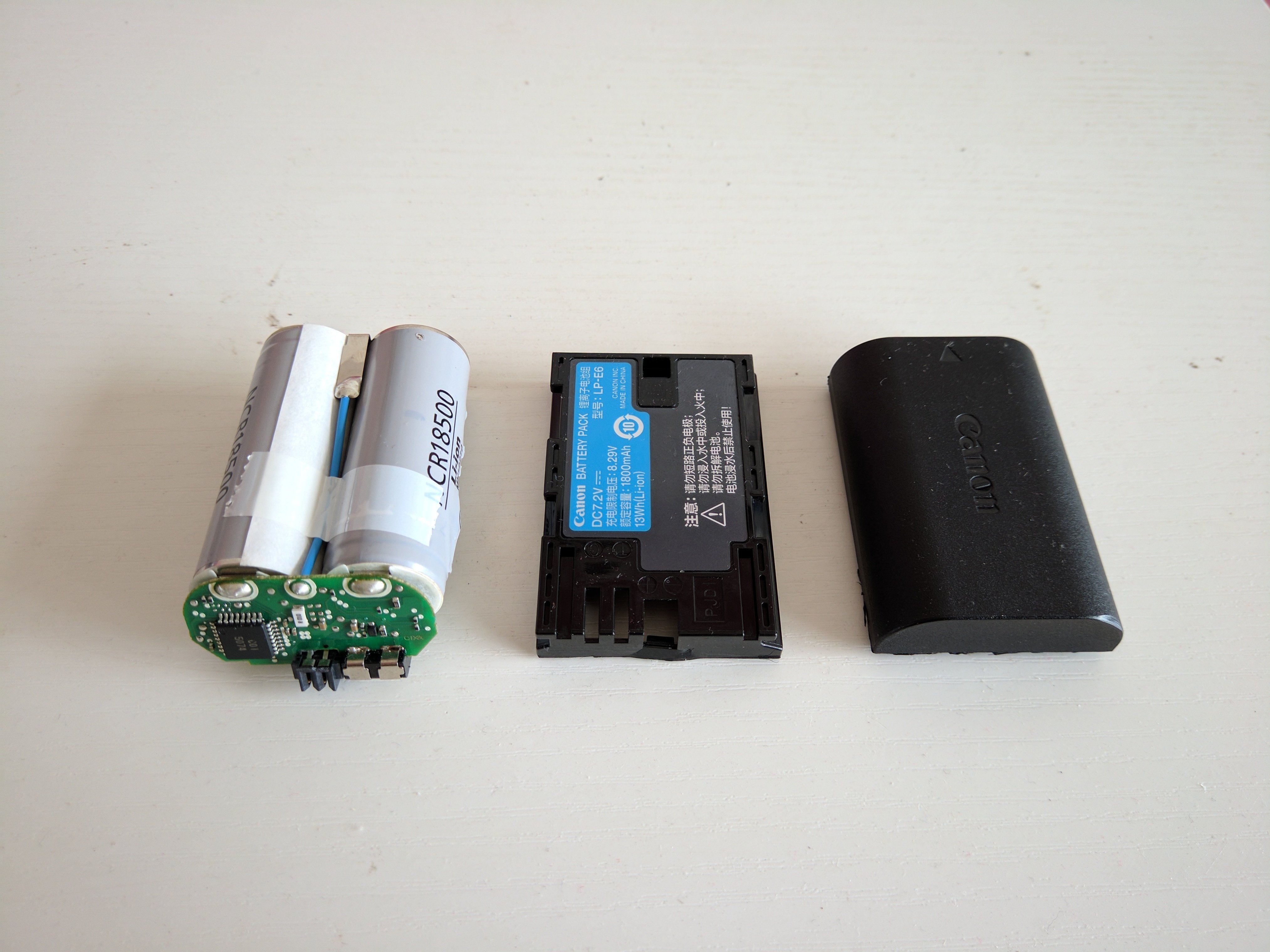 Canon LPE6 battery pack Teardown iFixit