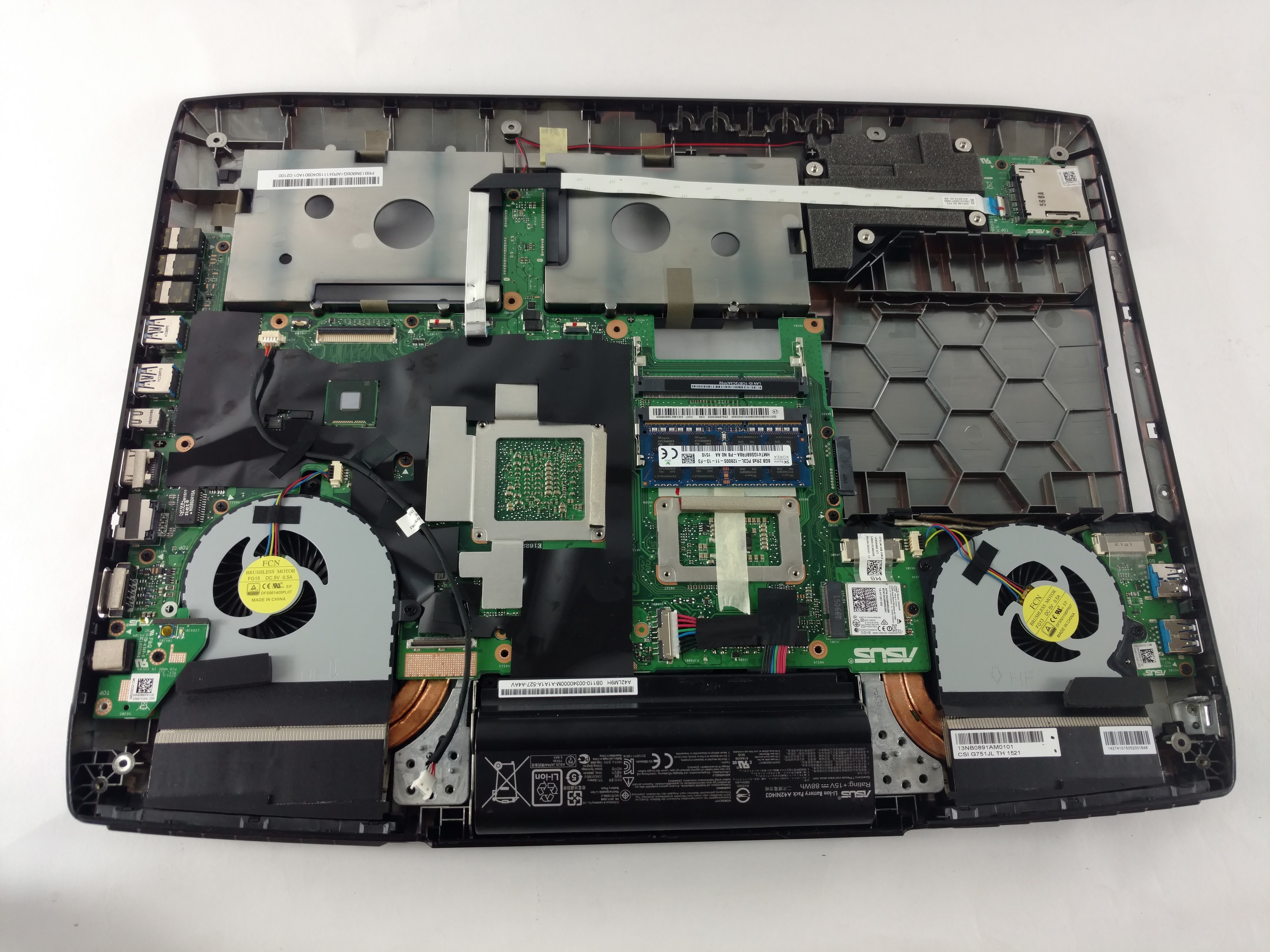 Asus ROG G751JLBB17T29 Battery Replacement iFixit Repair Guide