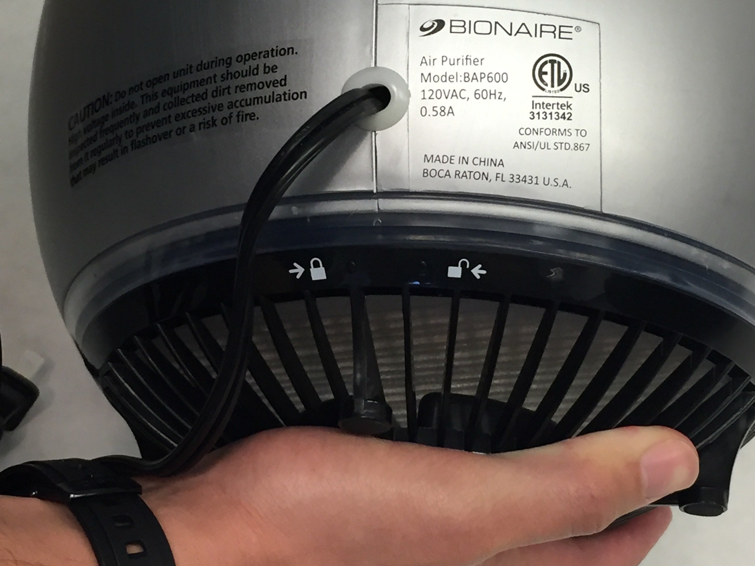 Bionaire BAP 600 Base/Intake Replacement iFixit Repair Guide