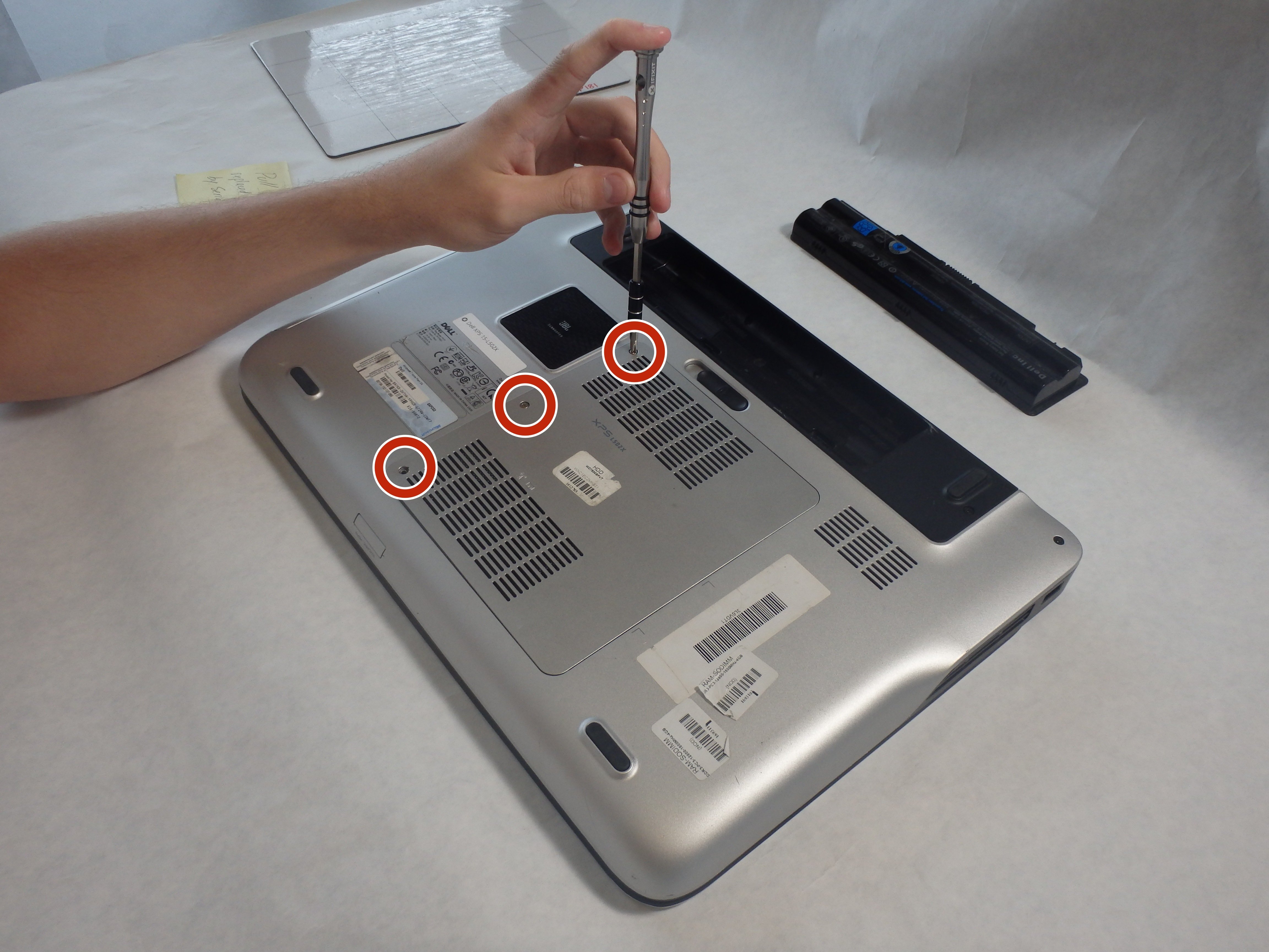 Dell XPS 15L502X Back Panel Replacement iFixit Repair Guide