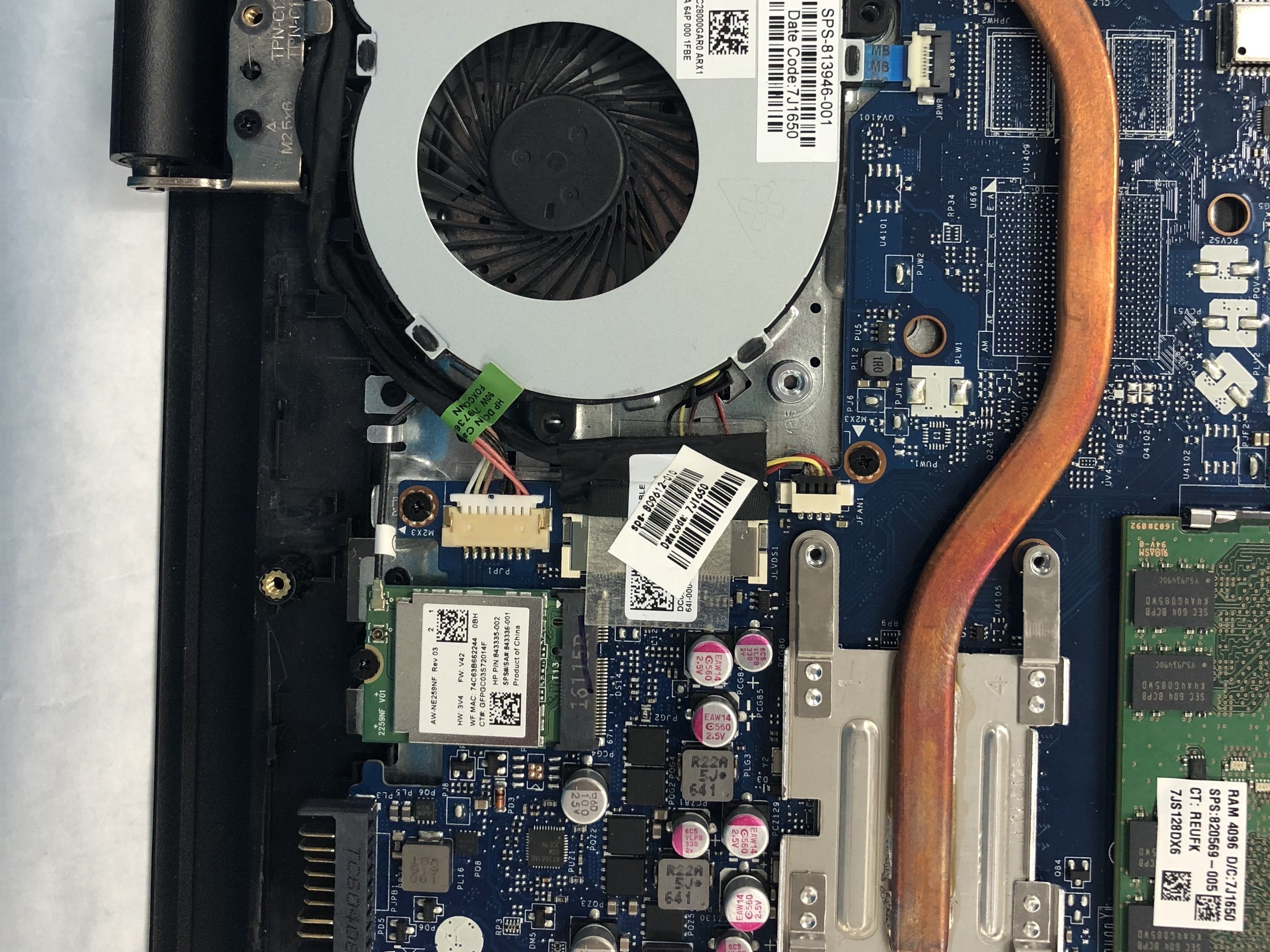 HP 15ba0709dx Heatsink Replacement iFixit Repair Guide