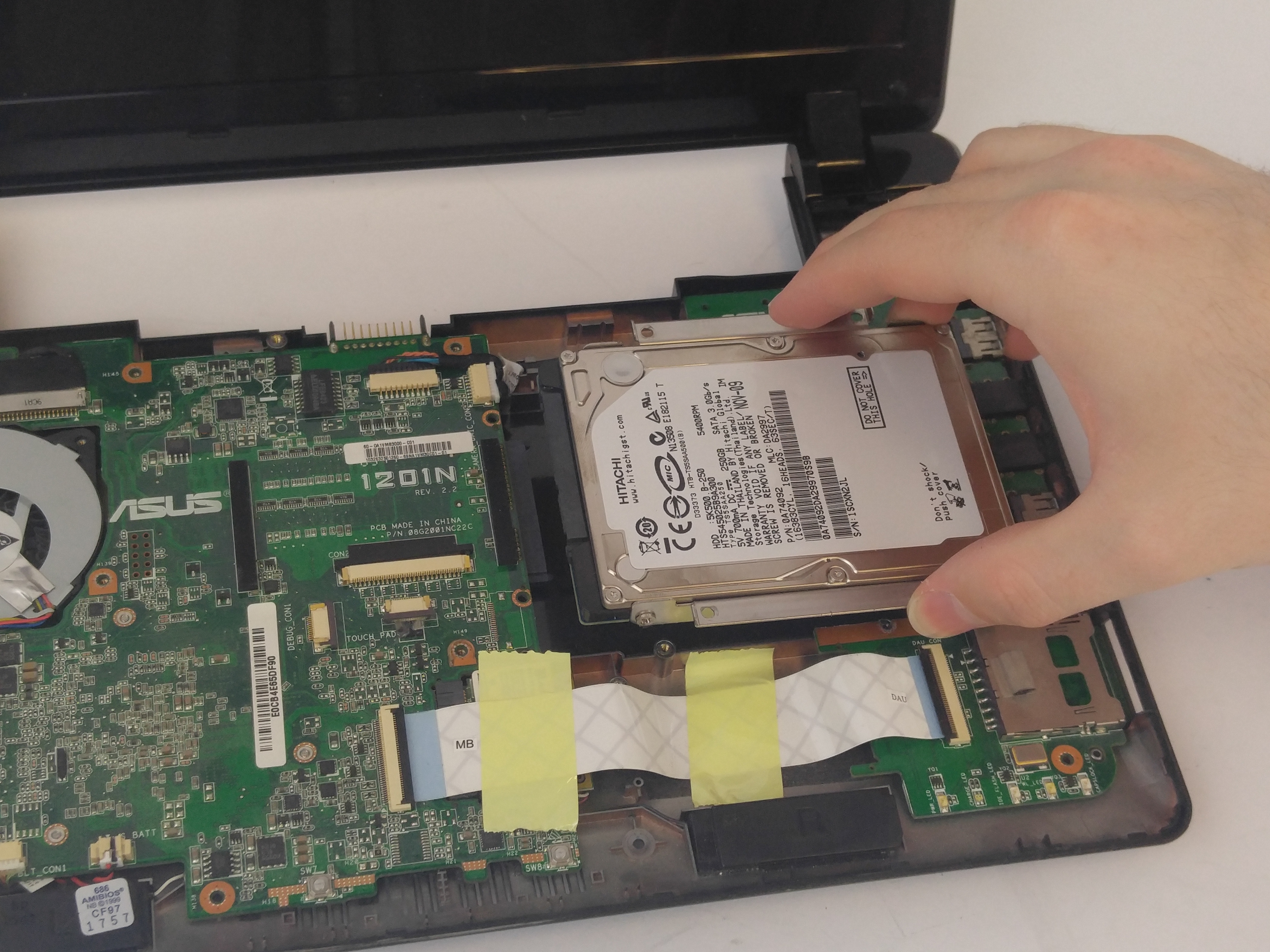Asus Eee PC 1201N Hard Drive Replacement iFixit