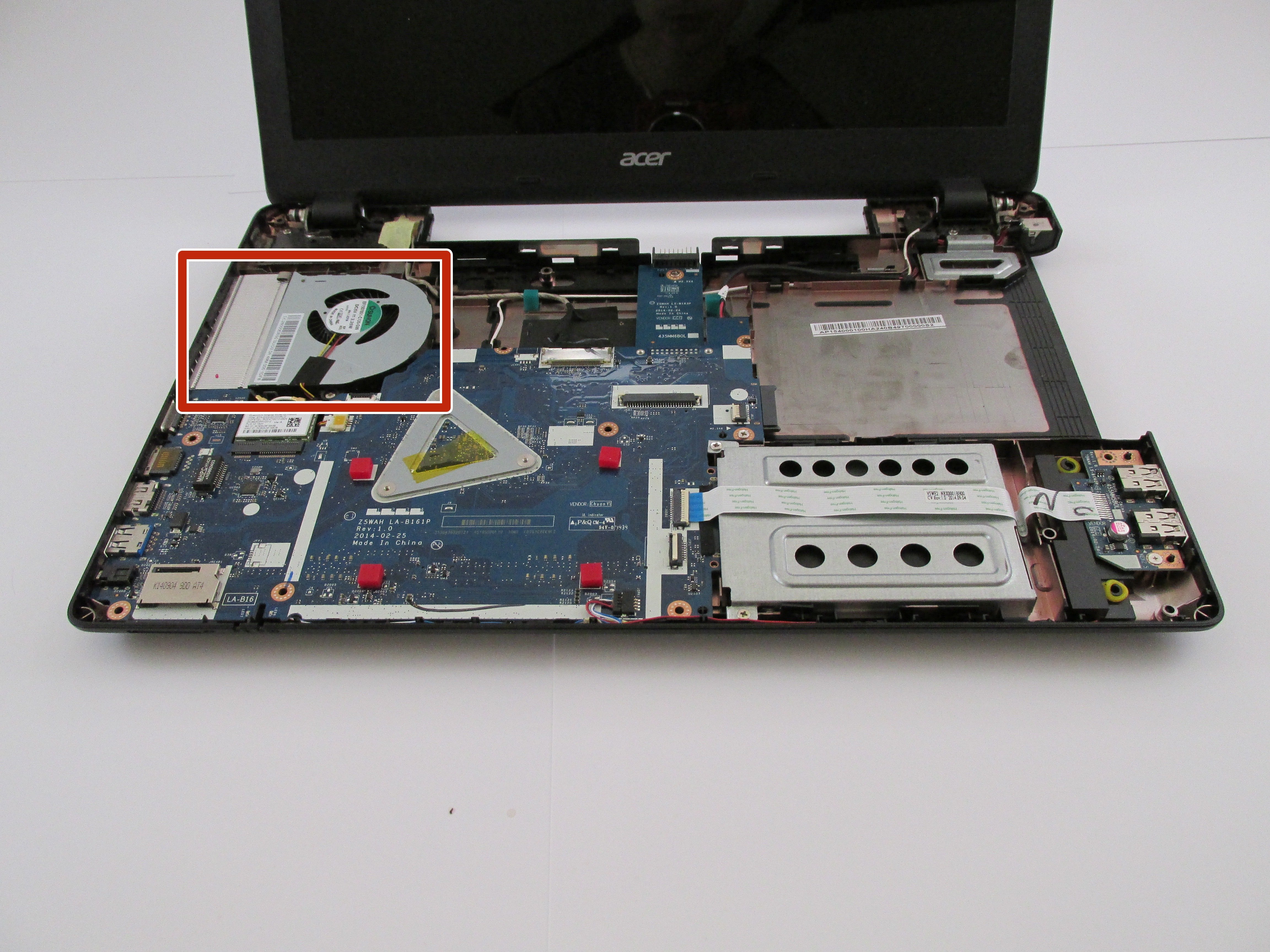 Acer Aspire E5571 CPU Fan Replacement iFixit Repair Guide