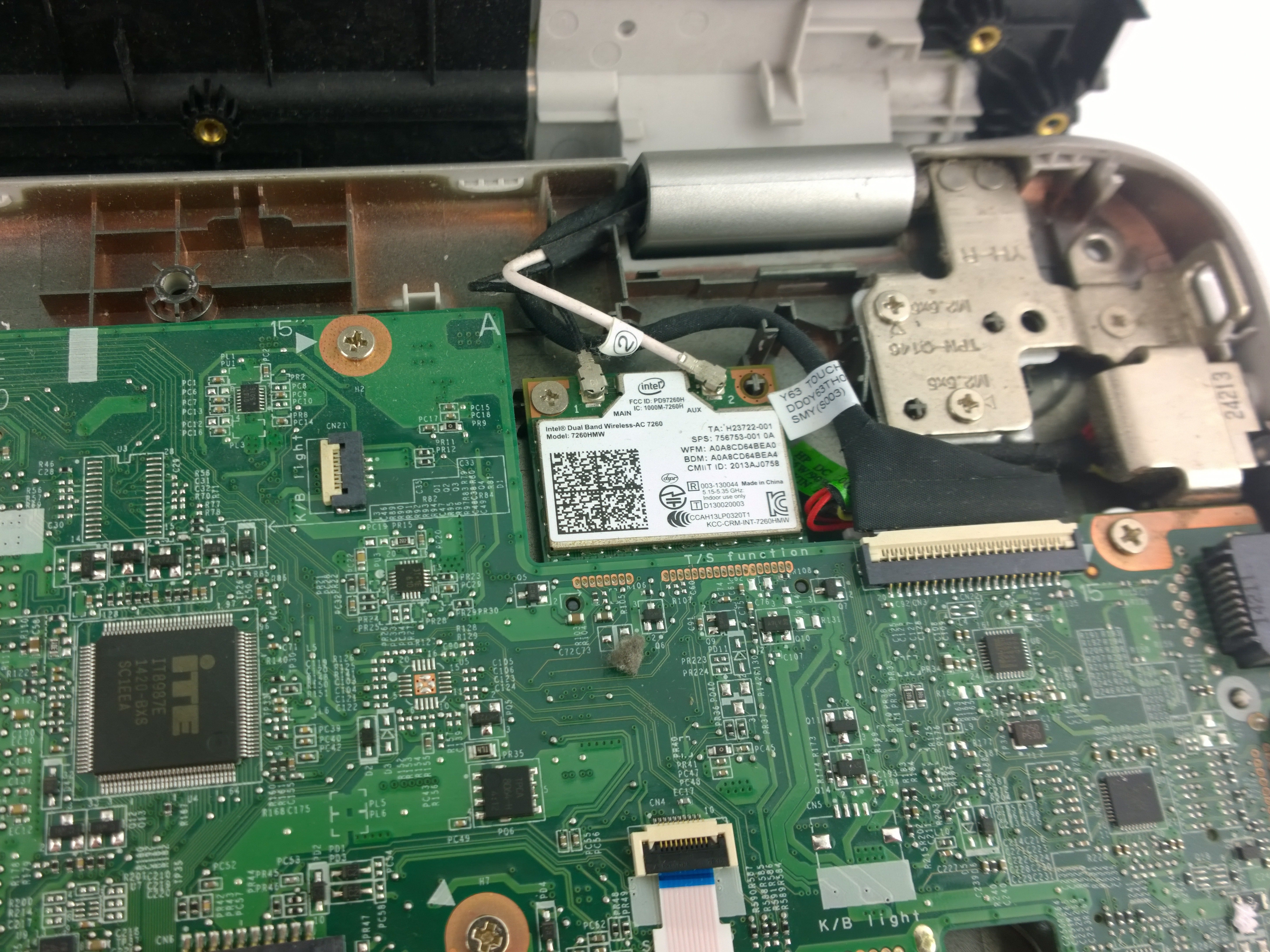 HP Envy 15u001dx Wireless Network Card Replacement iFixit Repair Guide