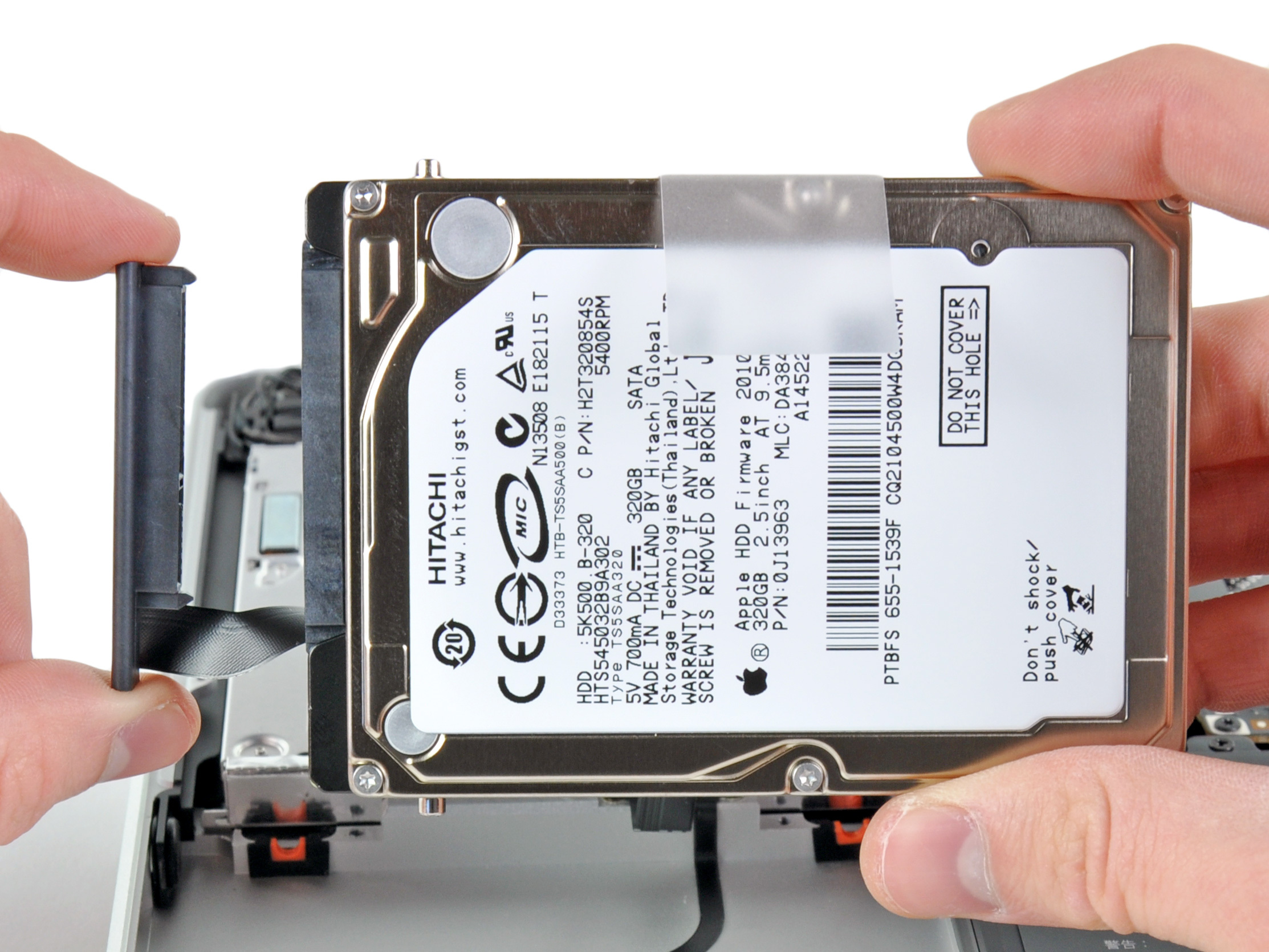 MacBook Pro 13" Unibody Mid 2012 Hard Drive Replacement iFixit Repair