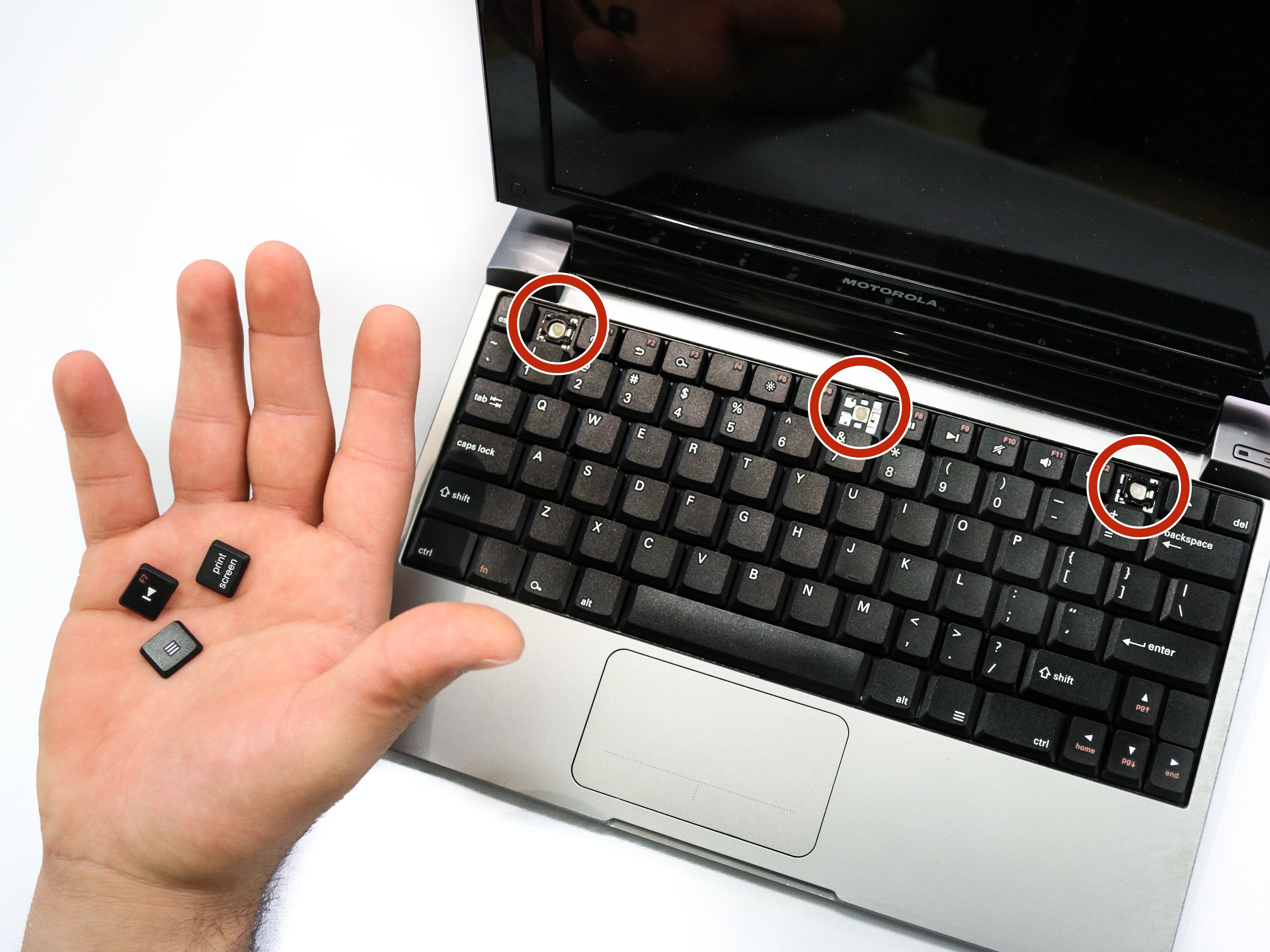 Motorola Lapdock 100 Keyboard Replacement iFixit Repair Guide