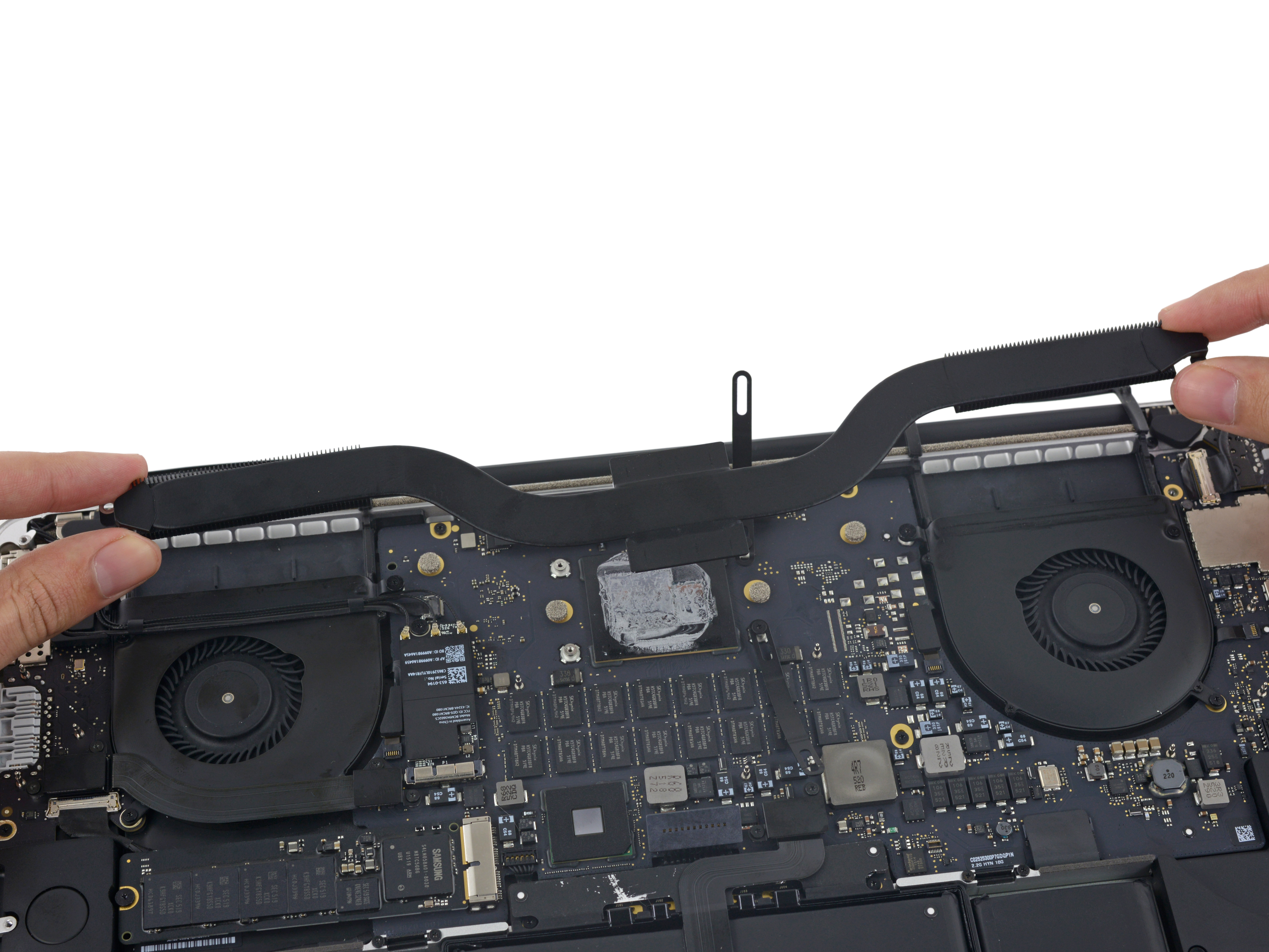 MacBook Pro 15" Retina Display Mid 2015 Heat Sink Replacement iFixit