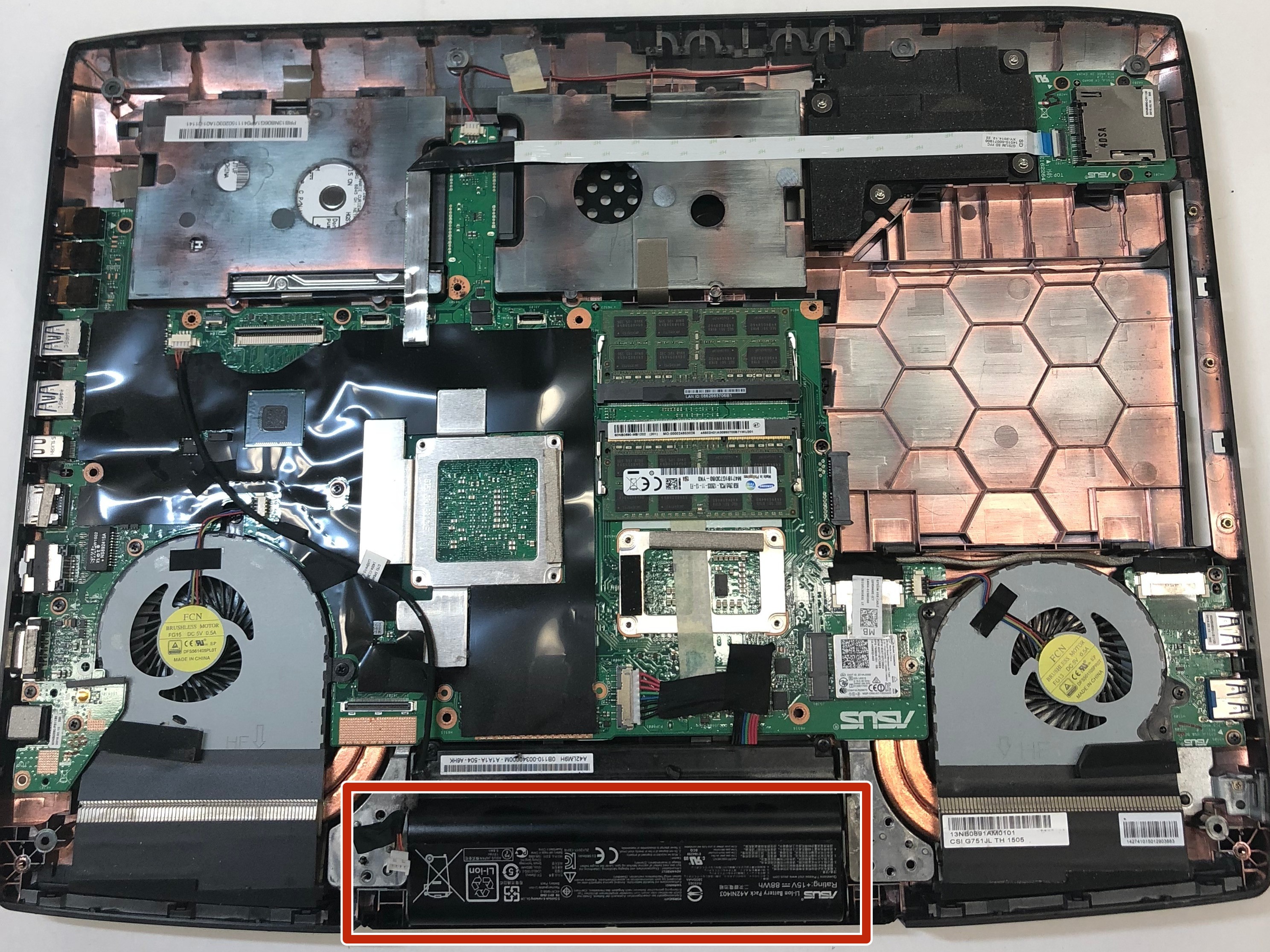 Asus ROG G751JLDS71 Battery Replacement iFixit Repair Guide