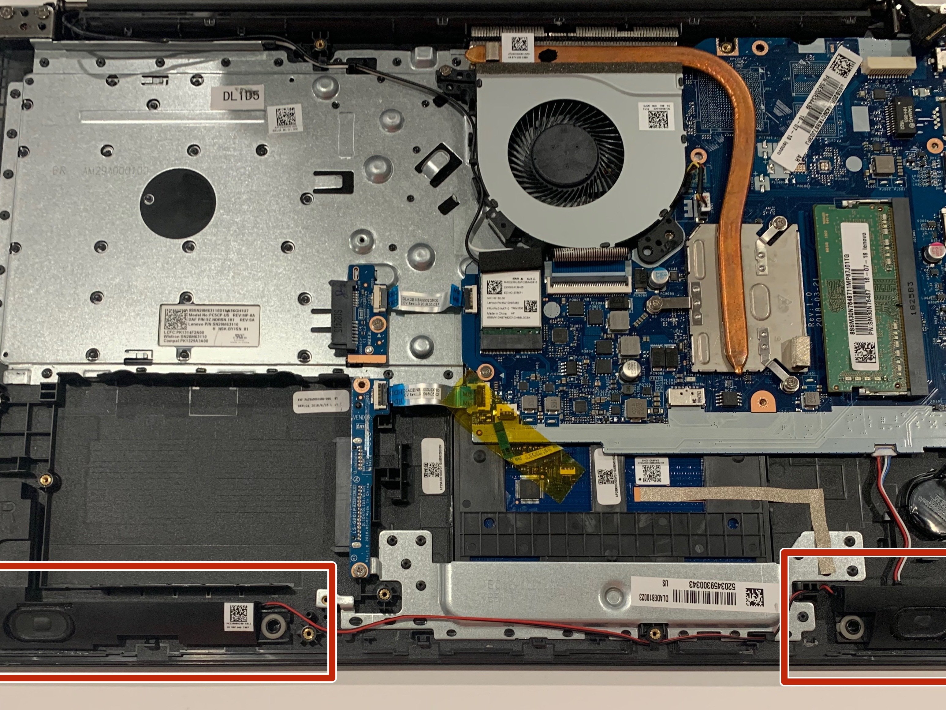 Lenovo IdeaPad 13015AST Speaker Replacement iFixit Repair Guide