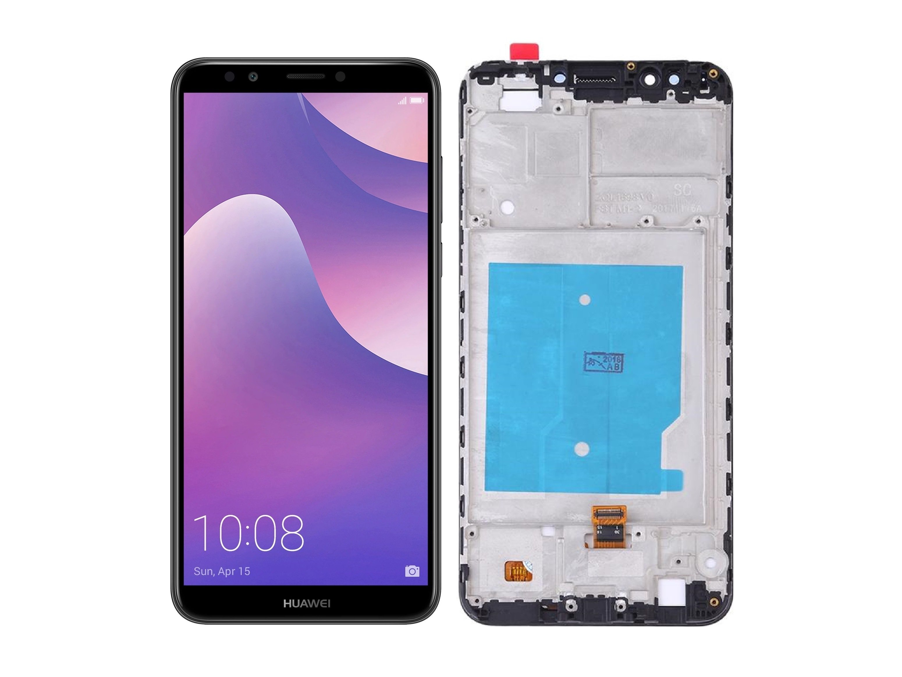 Huawei Y7 2018 (LDNL21) Display Assembly with Frame Replacement
