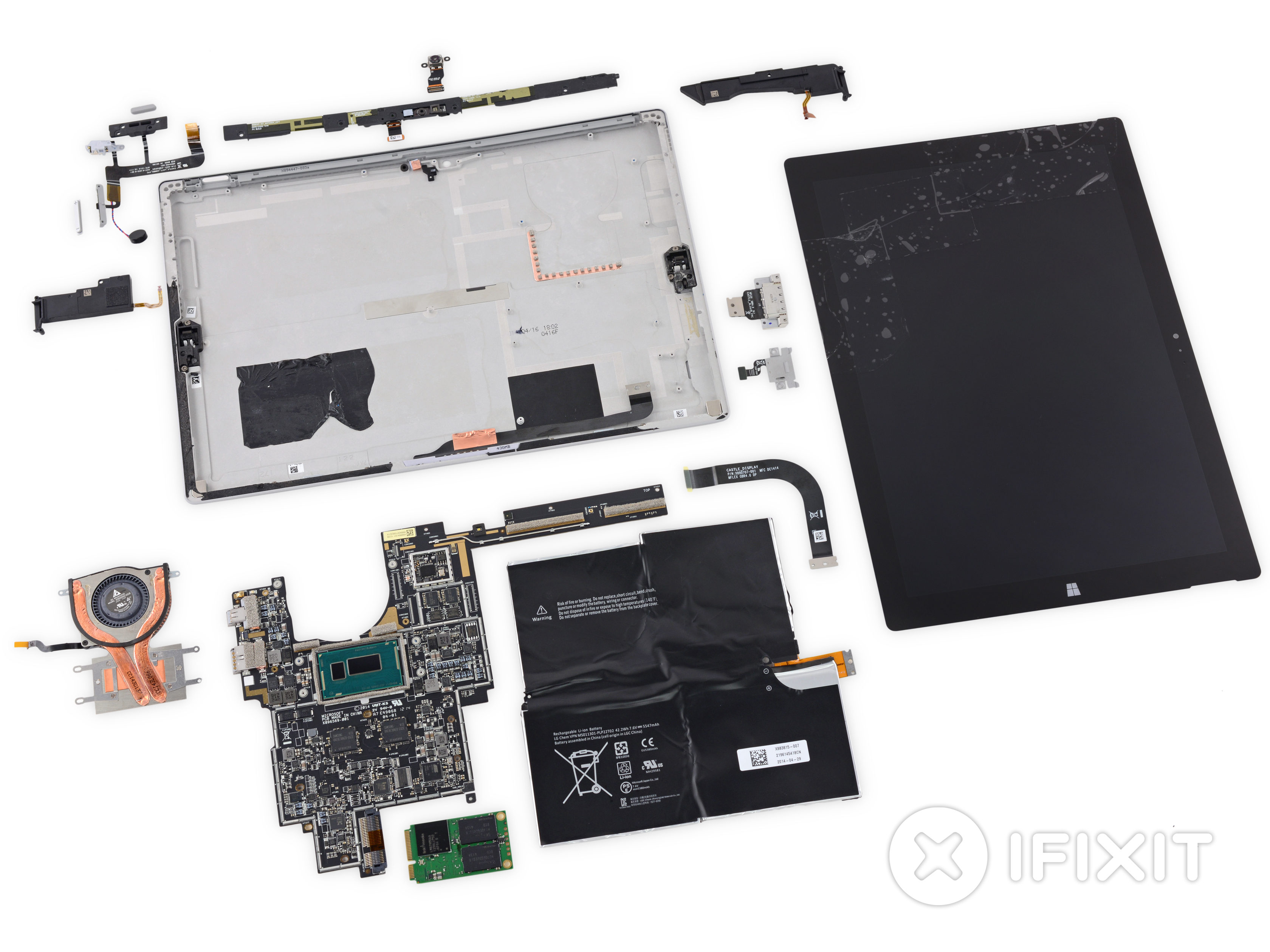 Microsoft Surface Pro 3 Teardown iFixit